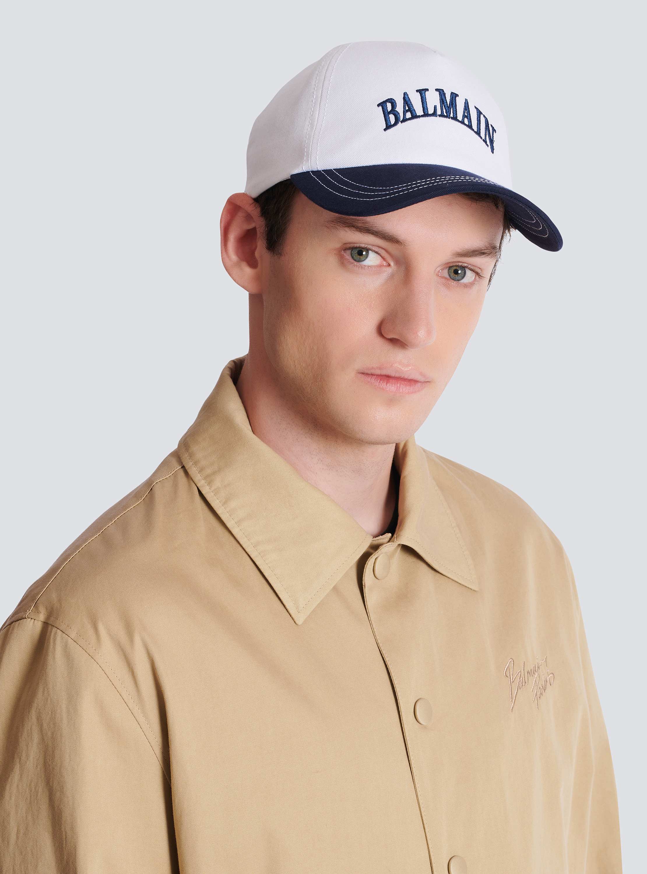Two-tone cotton cap