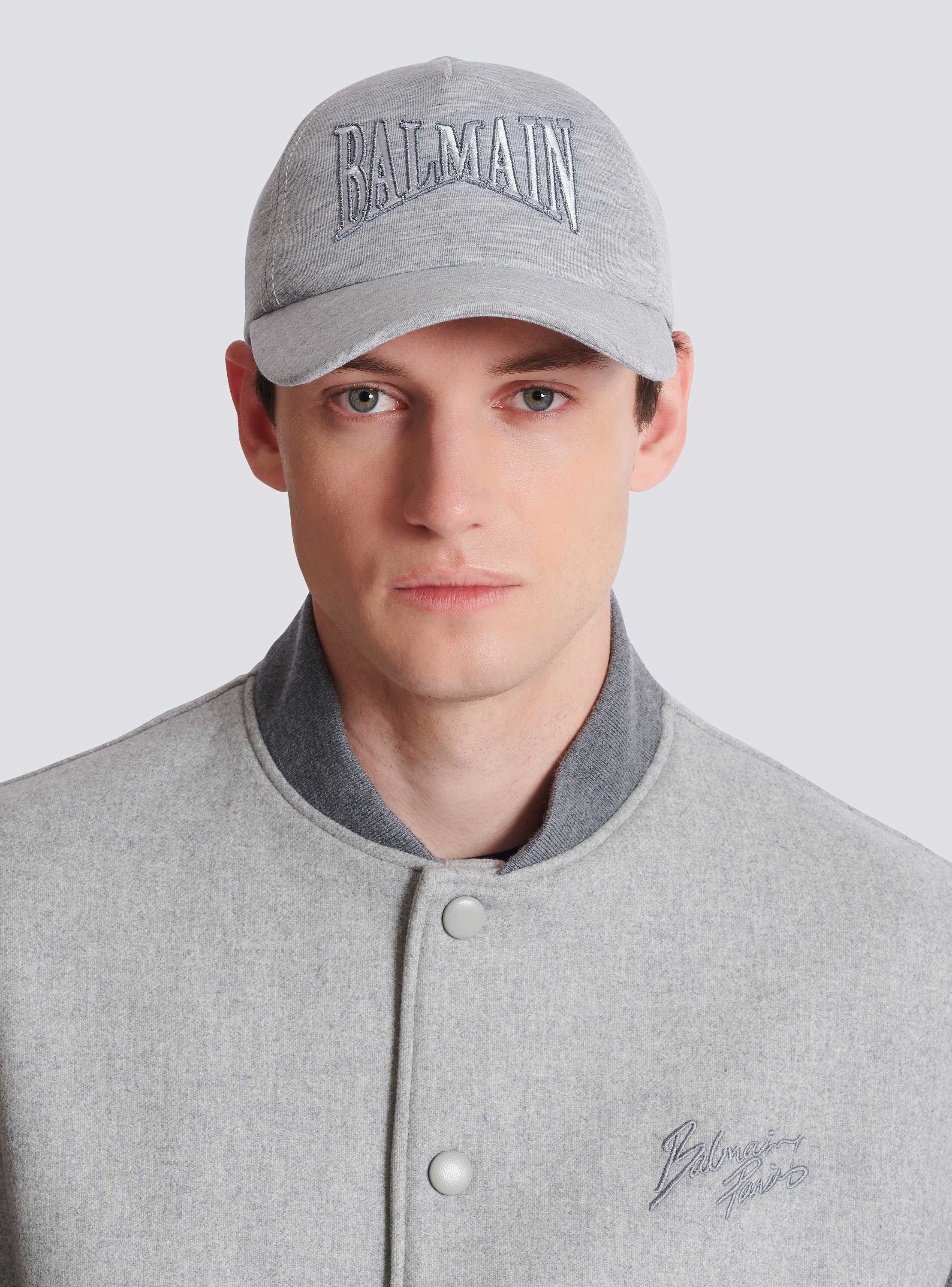 Embroidered jersey cap