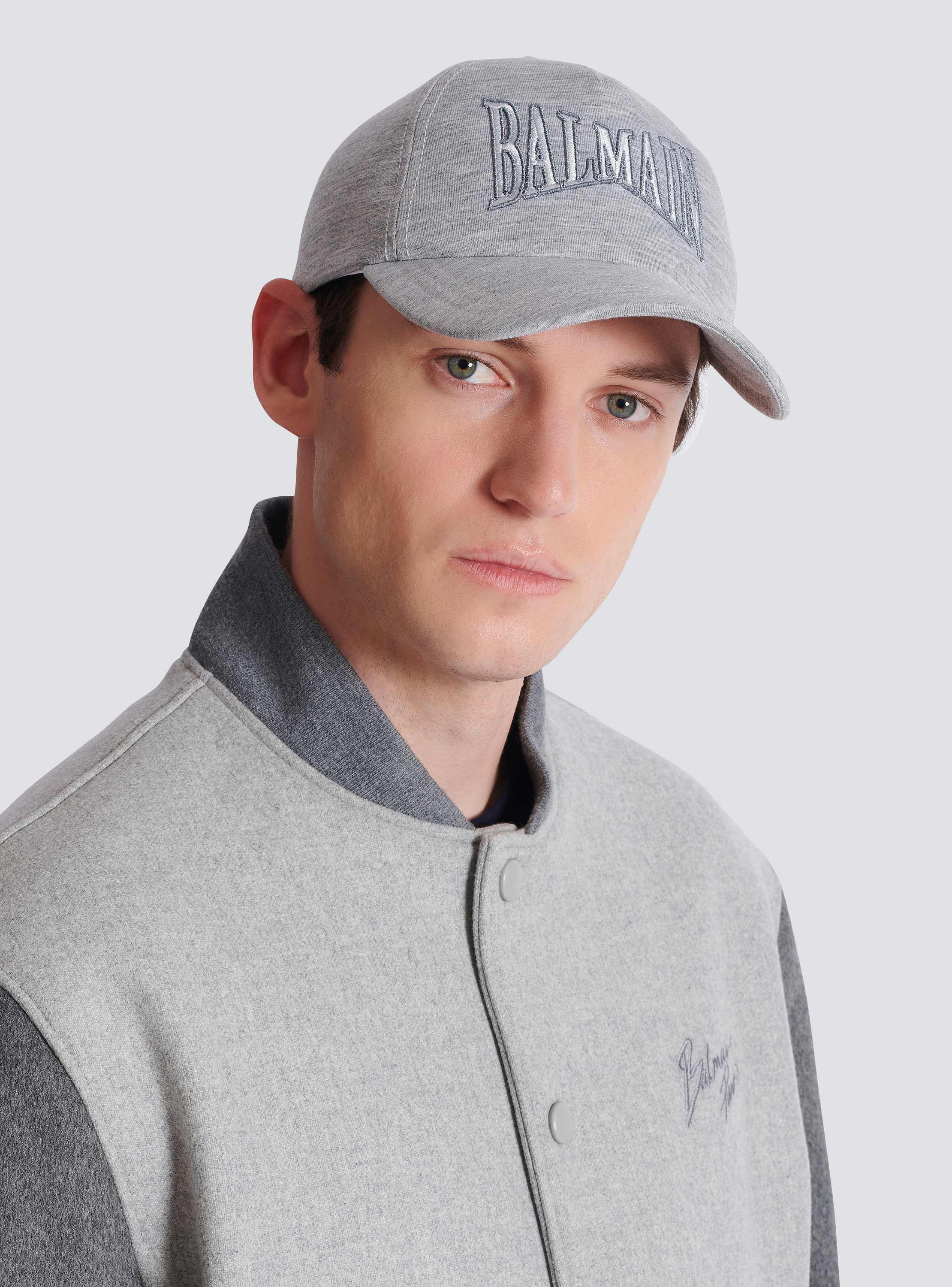 Embroidered jersey cap