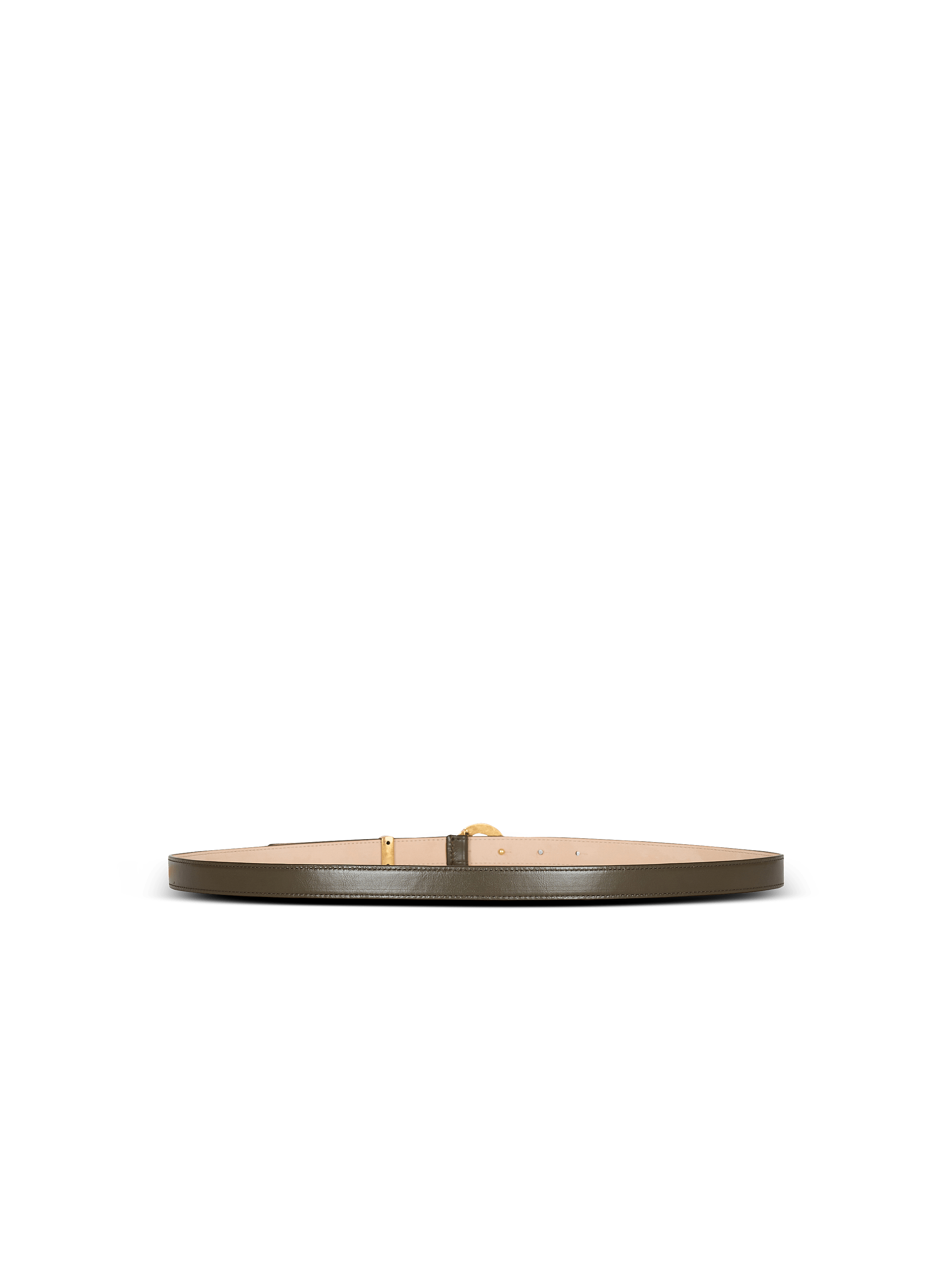 Smooth leather T-Bar belt