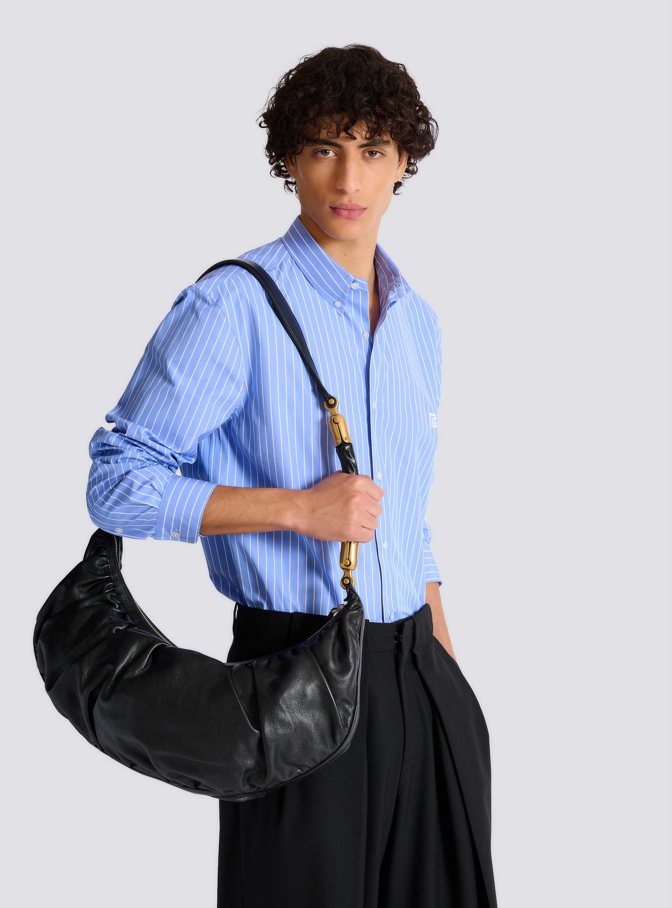 Ebene Hobo bag in calfskin leather