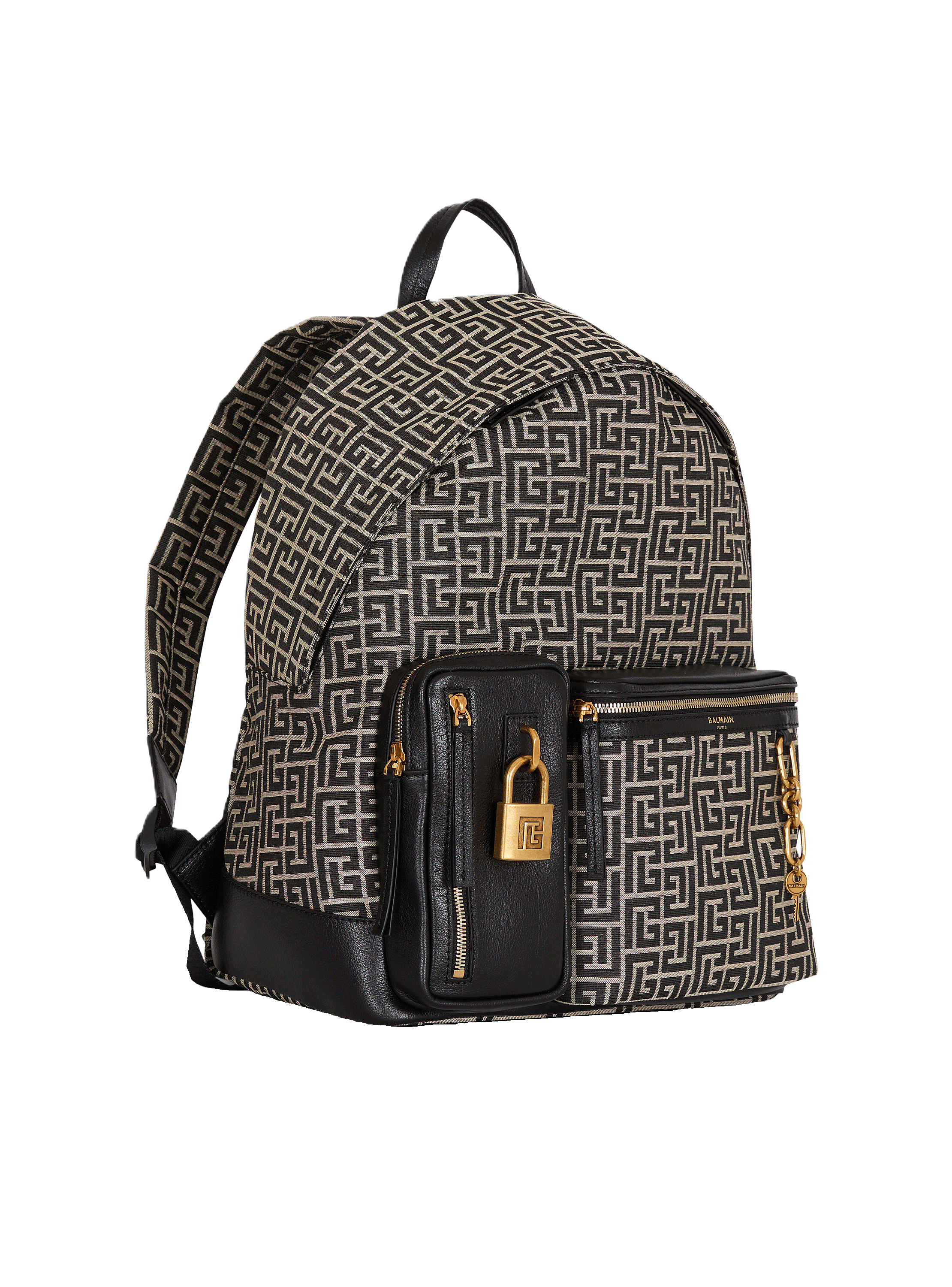 Pulse monogram jacquard backpack
