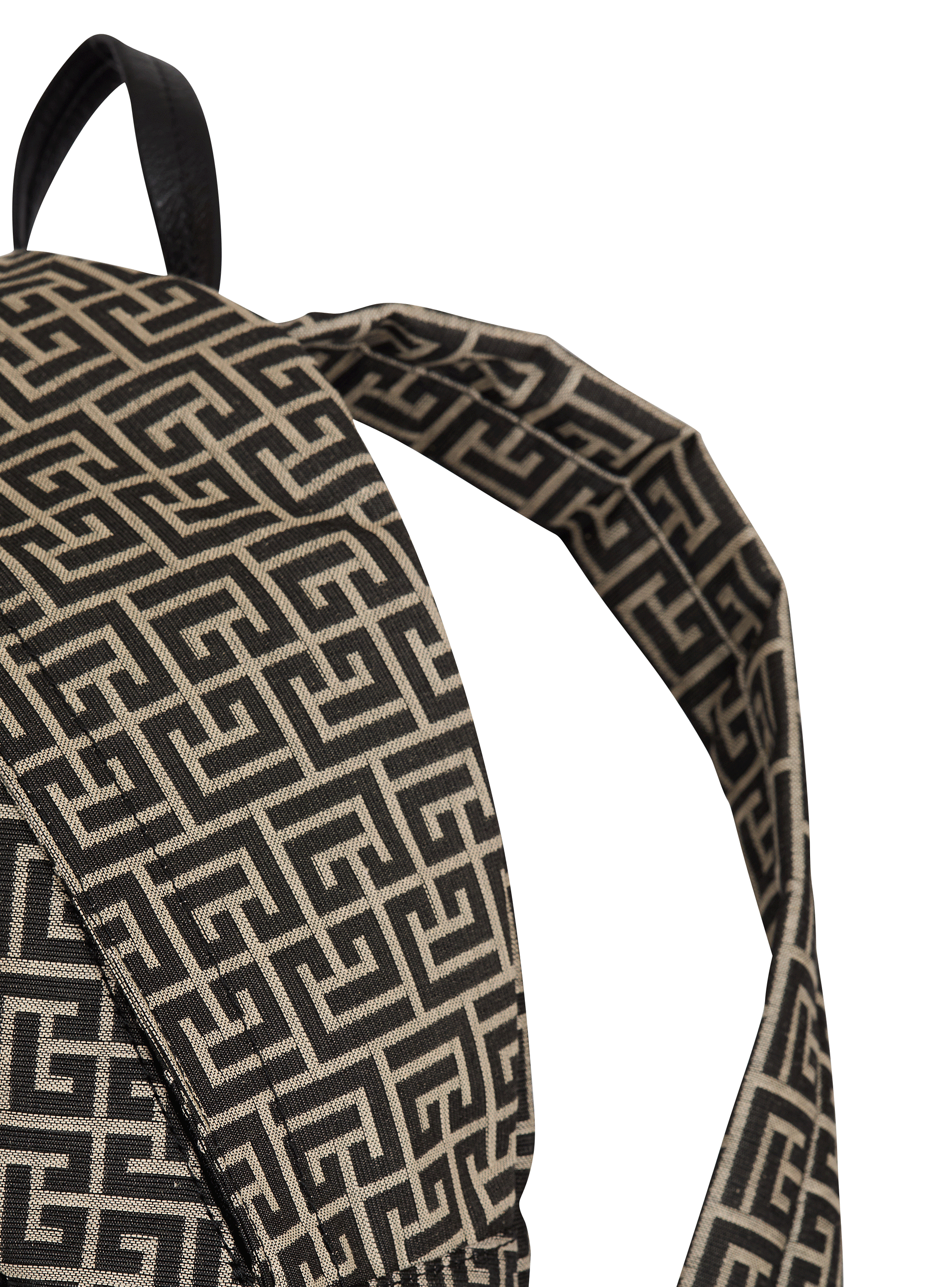 Pulse monogram jacquard backpack