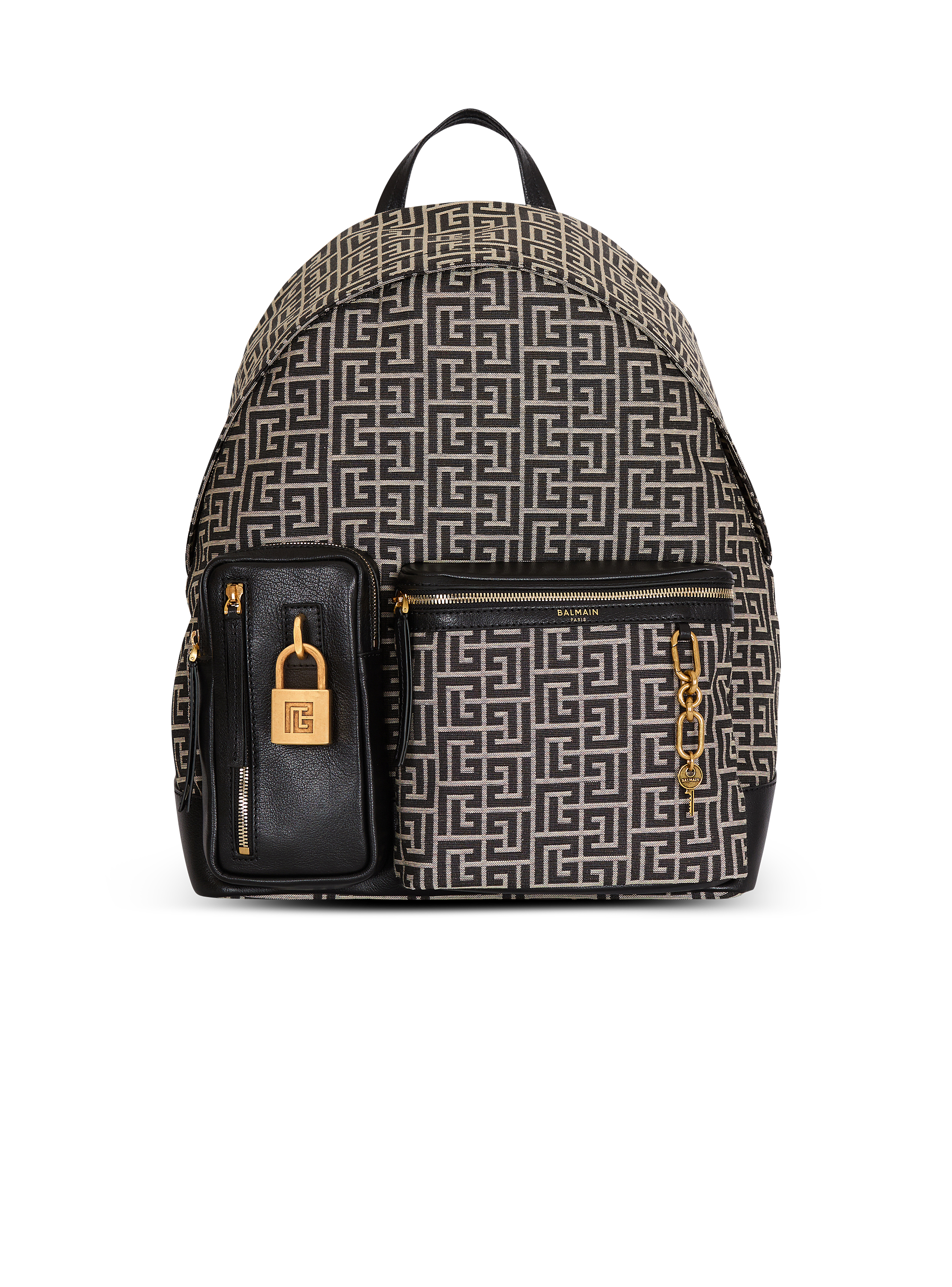 Pulse monogram jacquard backpack