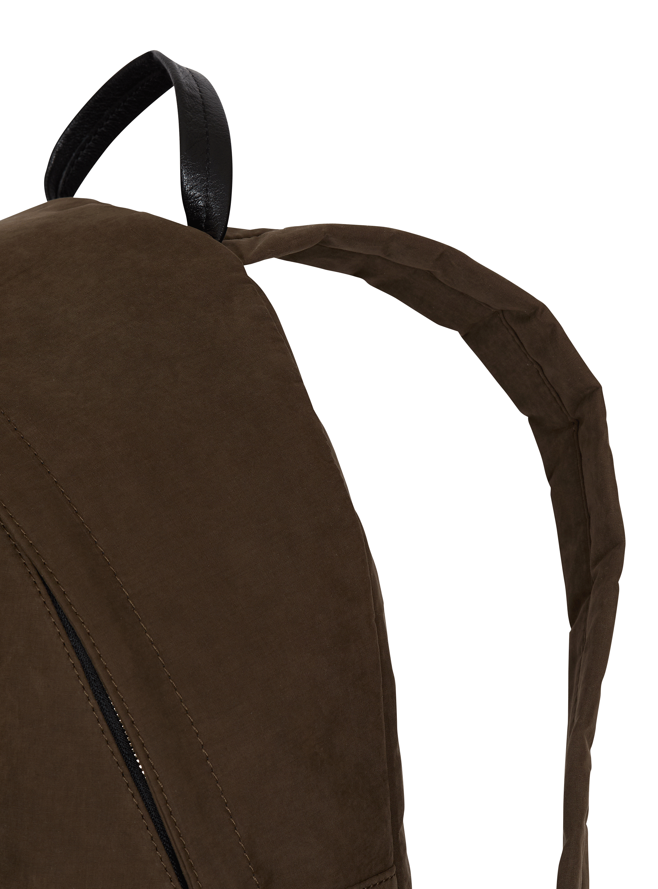 Pulse calfskin and nylon backpack