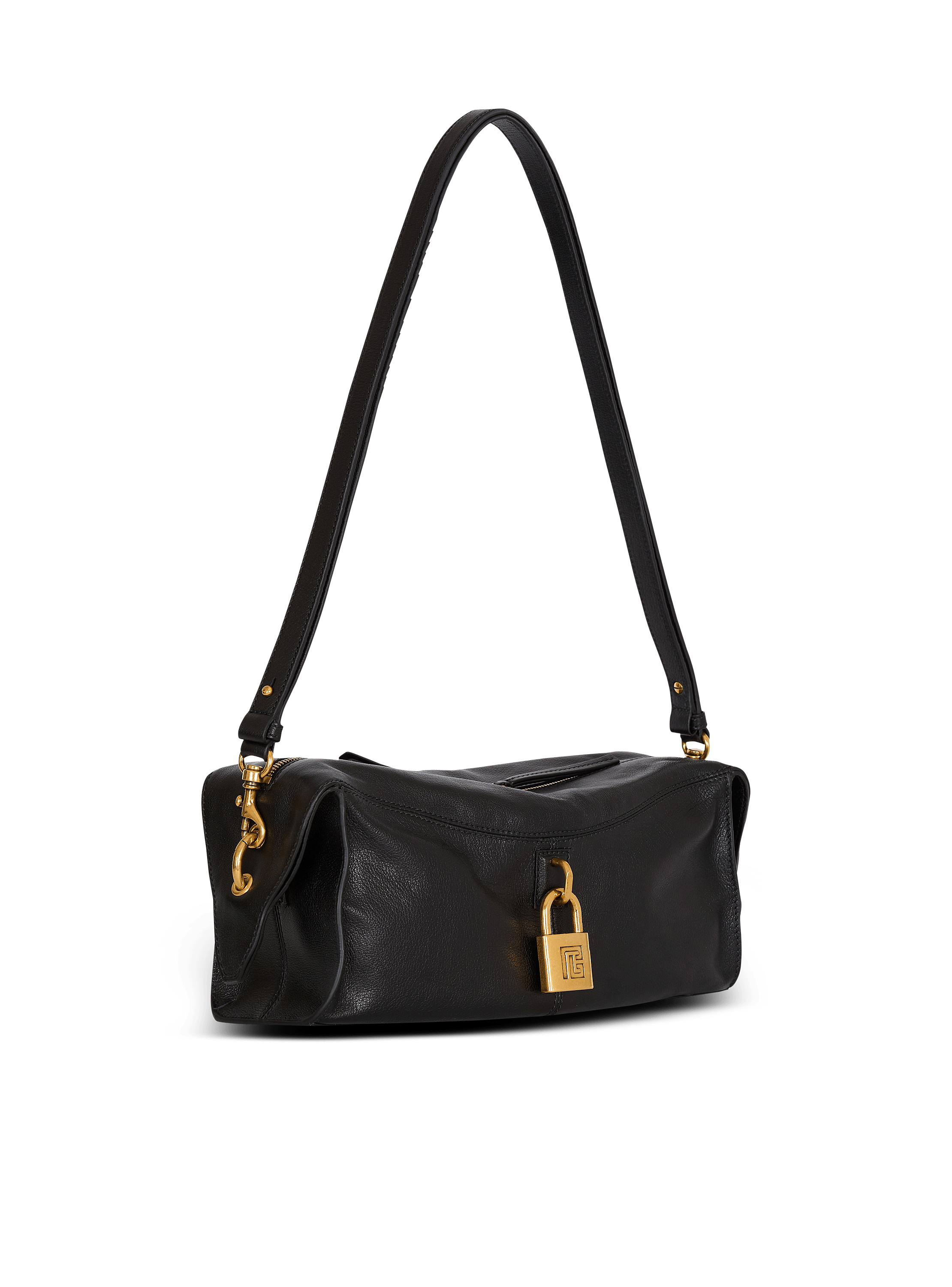 Pulse shoulder bag in calfskin leather