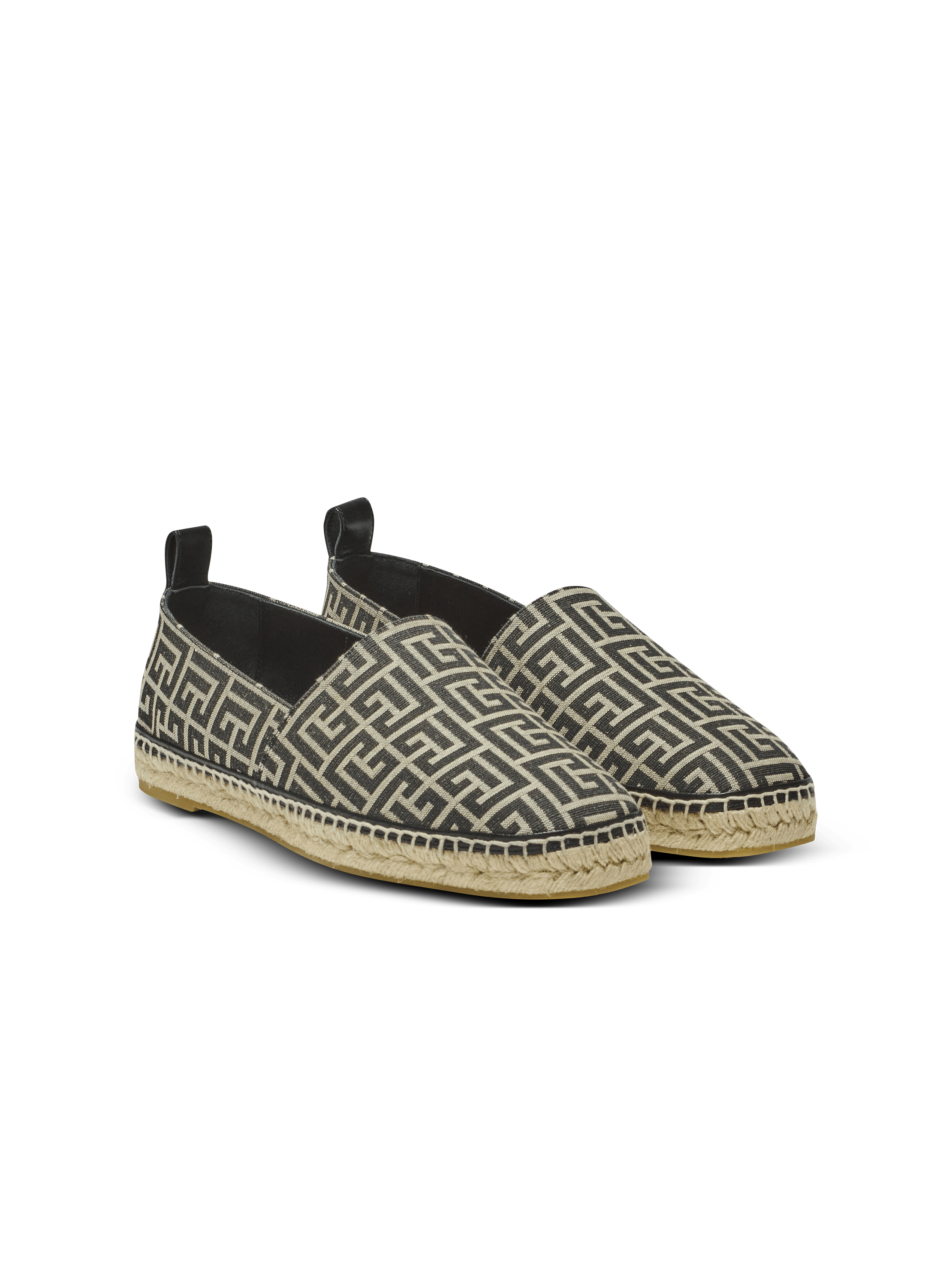 Monogram jacquard espadrilles