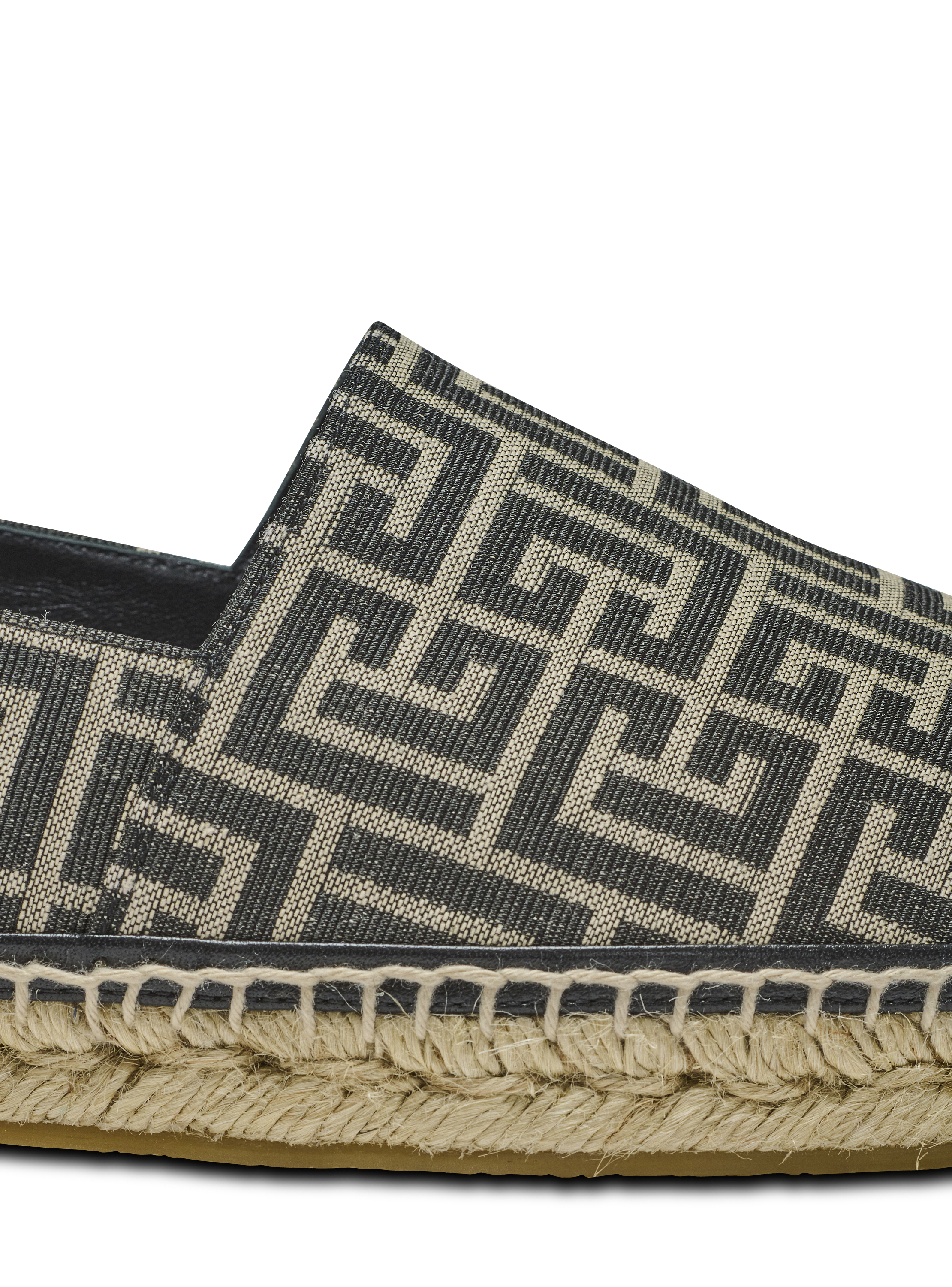 Monogram jacquard espadrilles