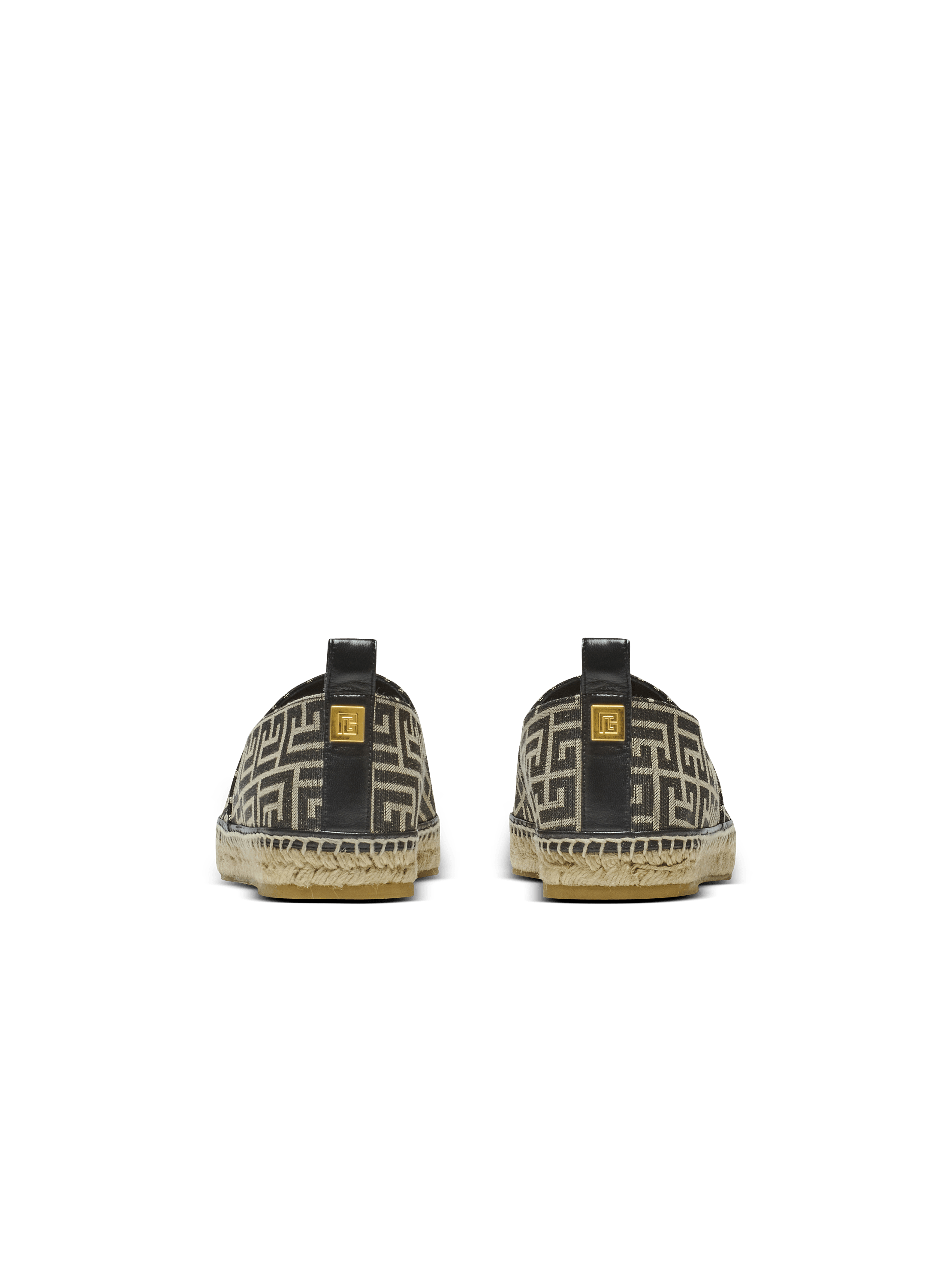 Monogram jacquard espadrilles
