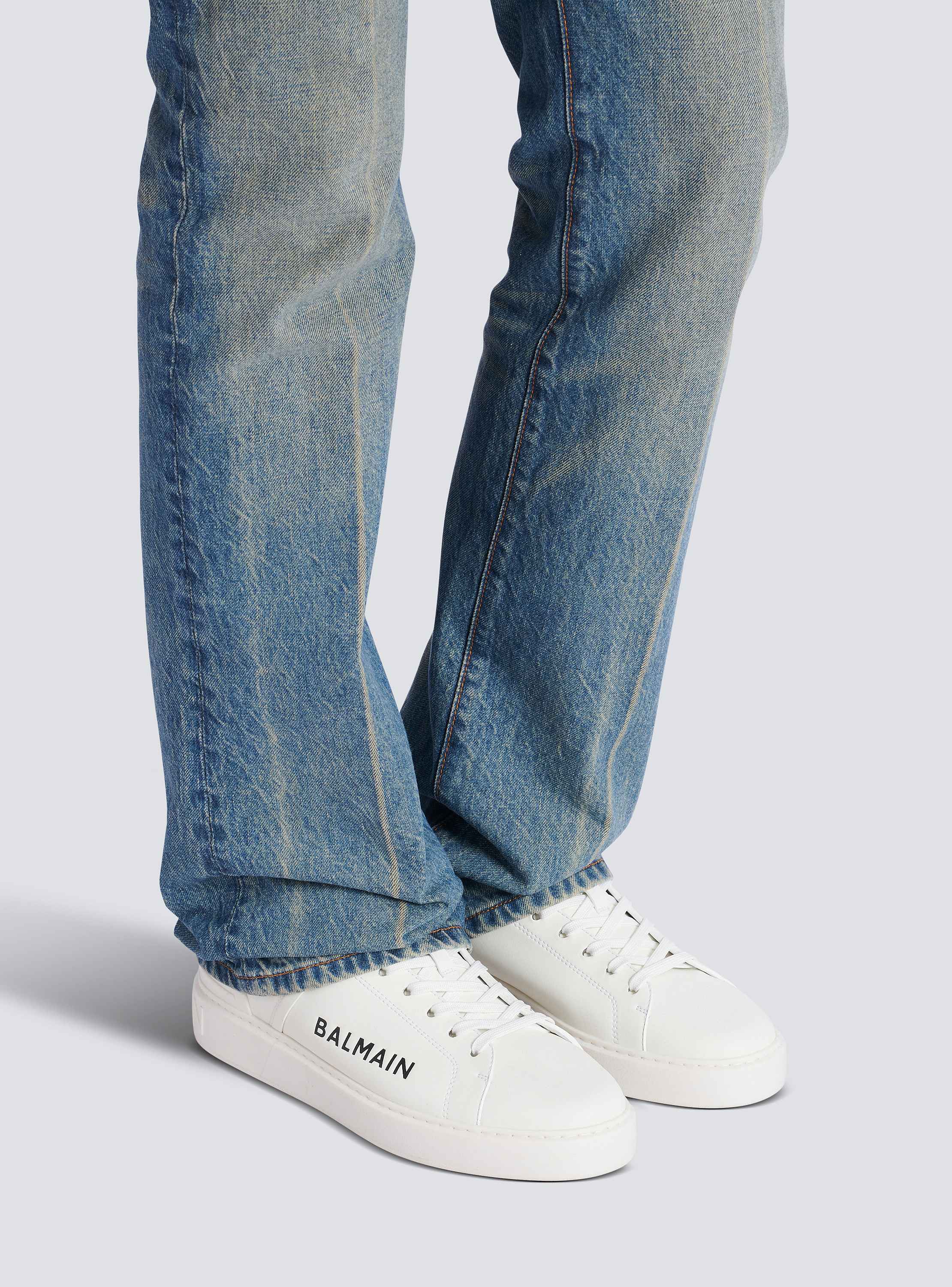 B-Court trainers in calfskin