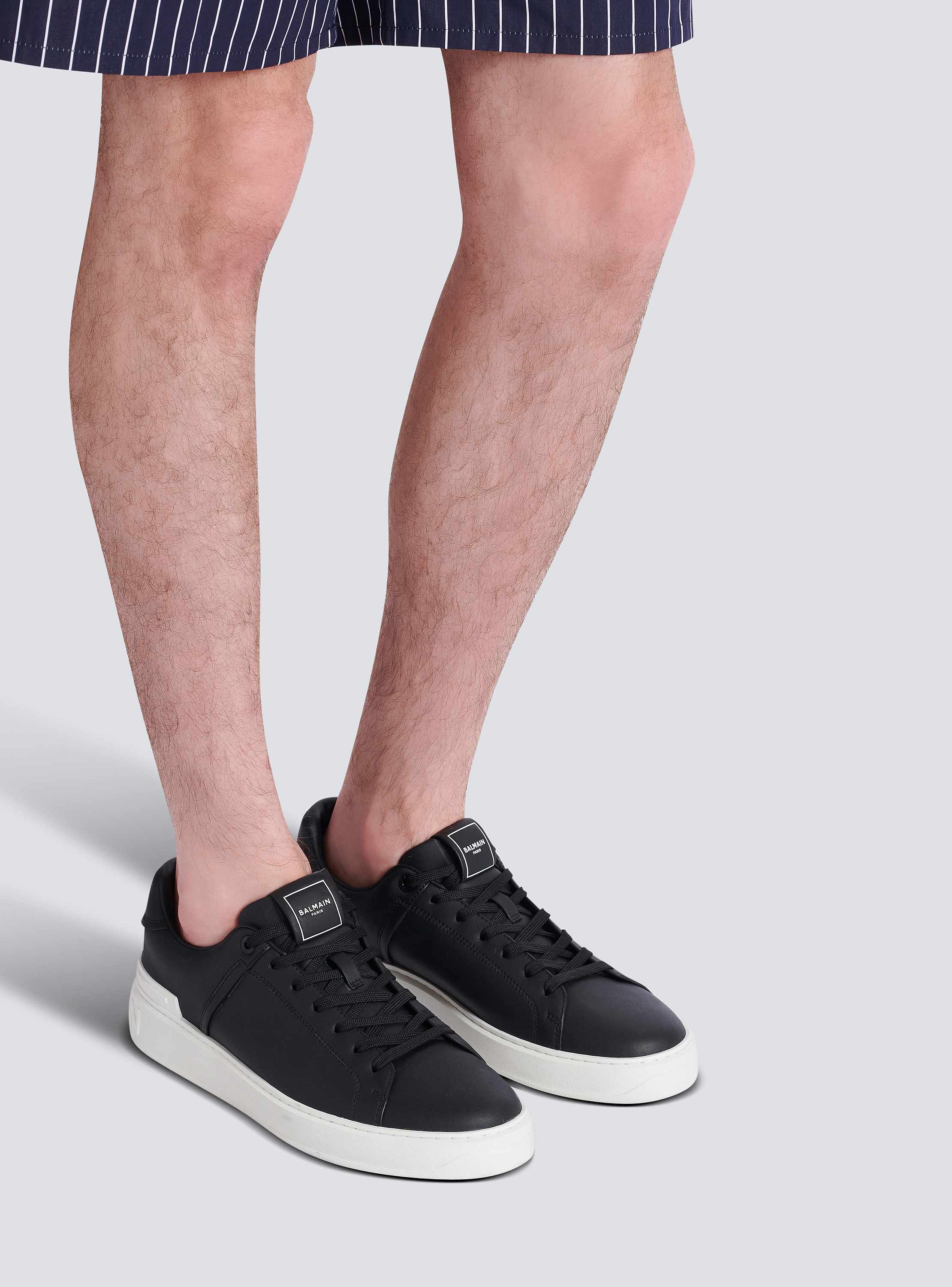 B-Court trainers in calfskin