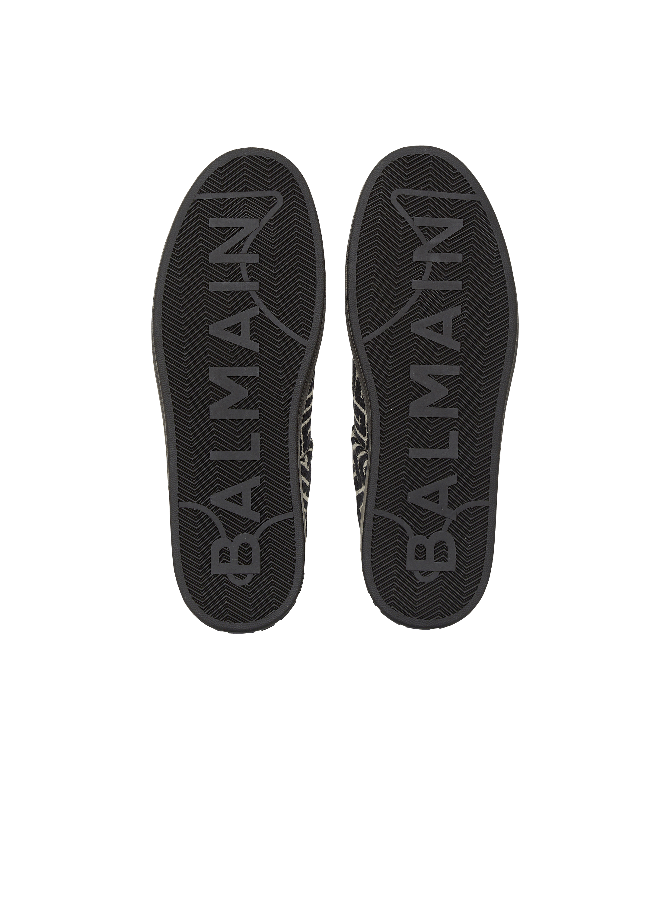 Monogram jacquard B-Court trainers