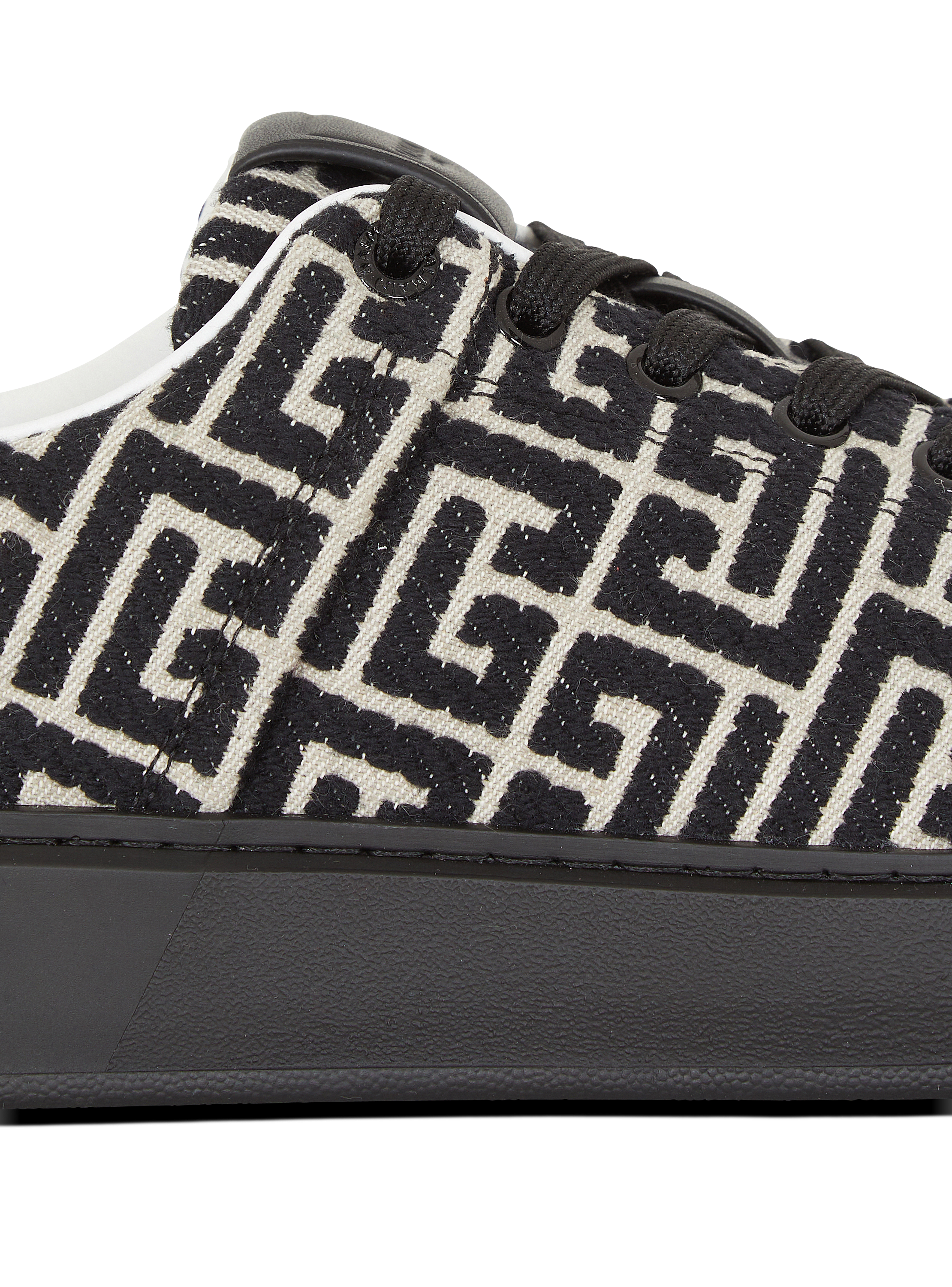 Monogram jacquard B-Court trainers