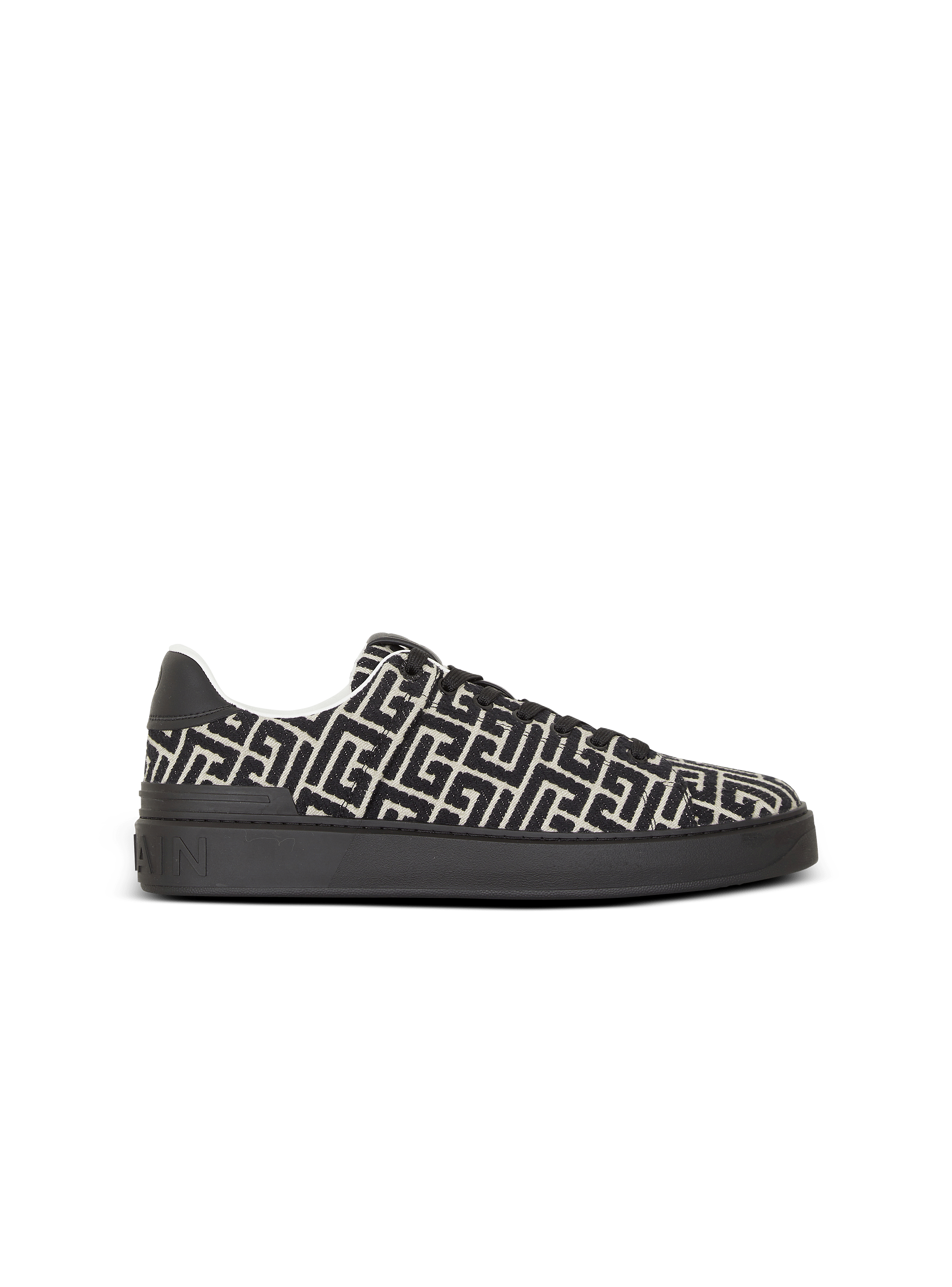 Monogram jacquard B-Court trainers