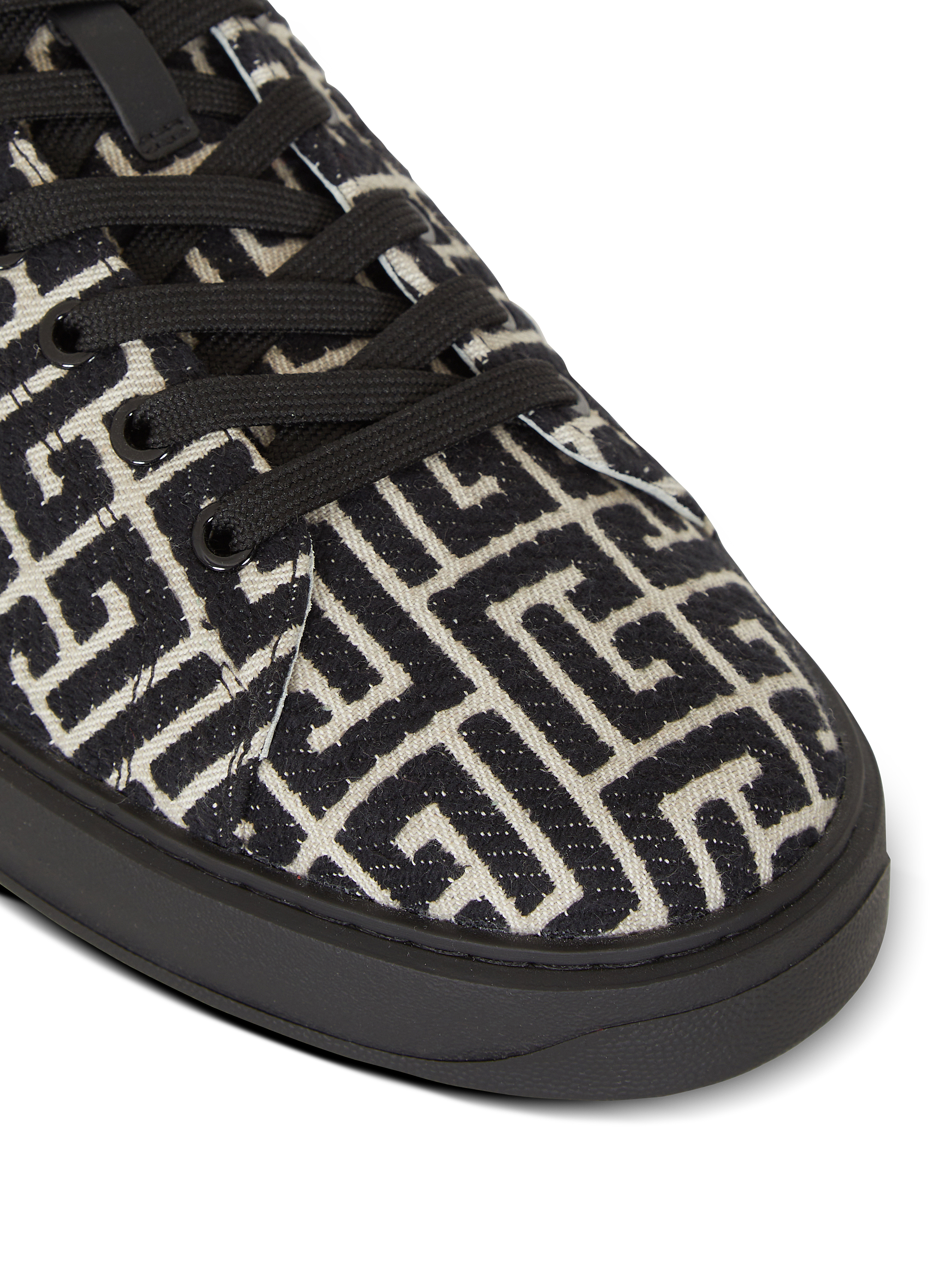 Monogram jacquard B-Court trainers