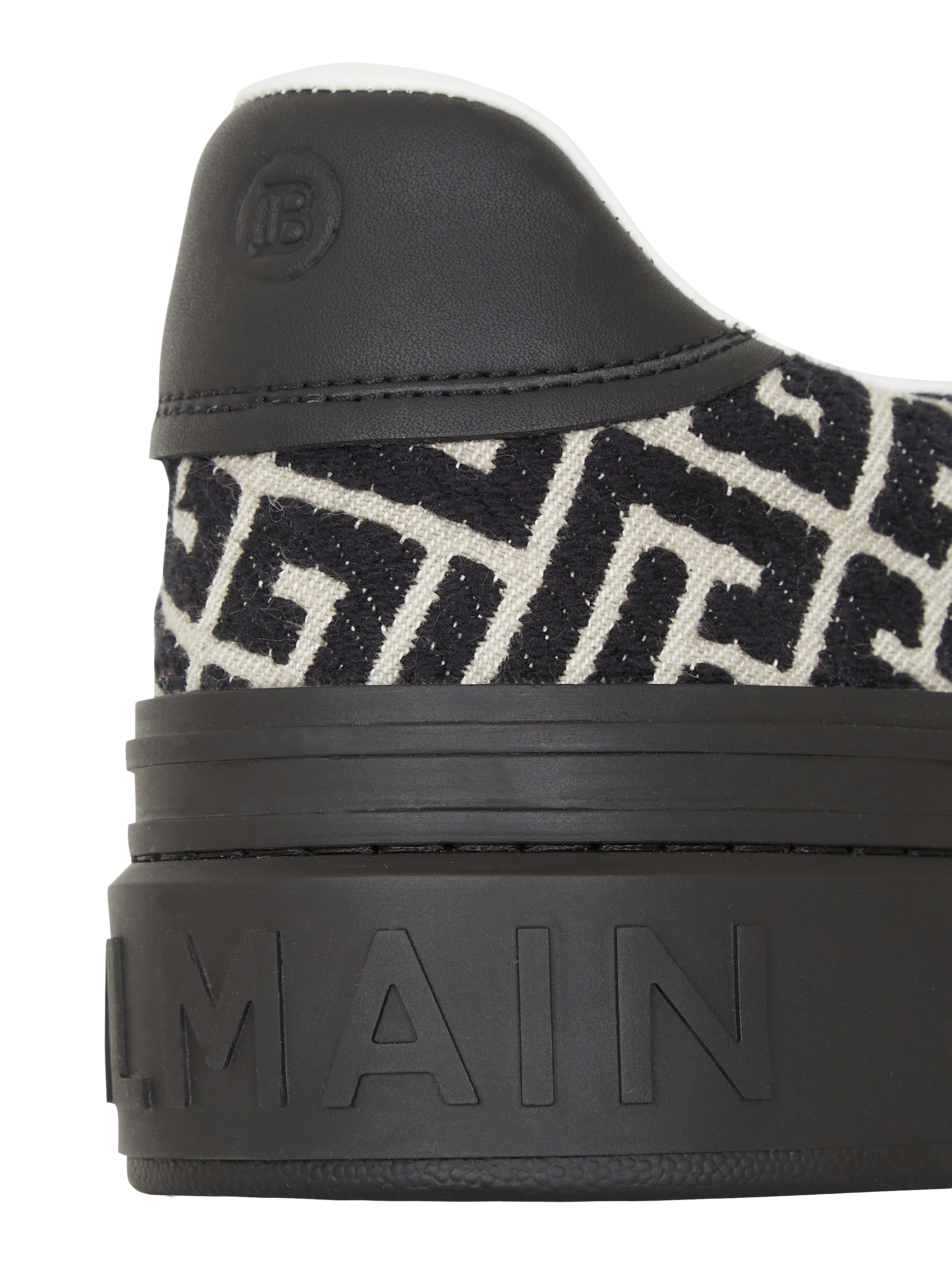 Monogram jacquard B-Court trainers