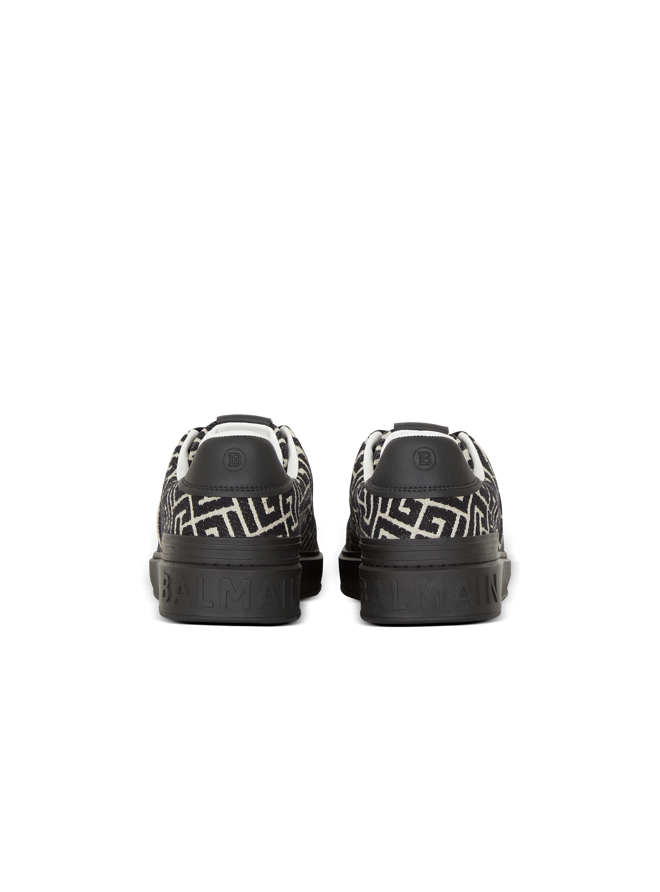 Monogram jacquard B-Court trainers