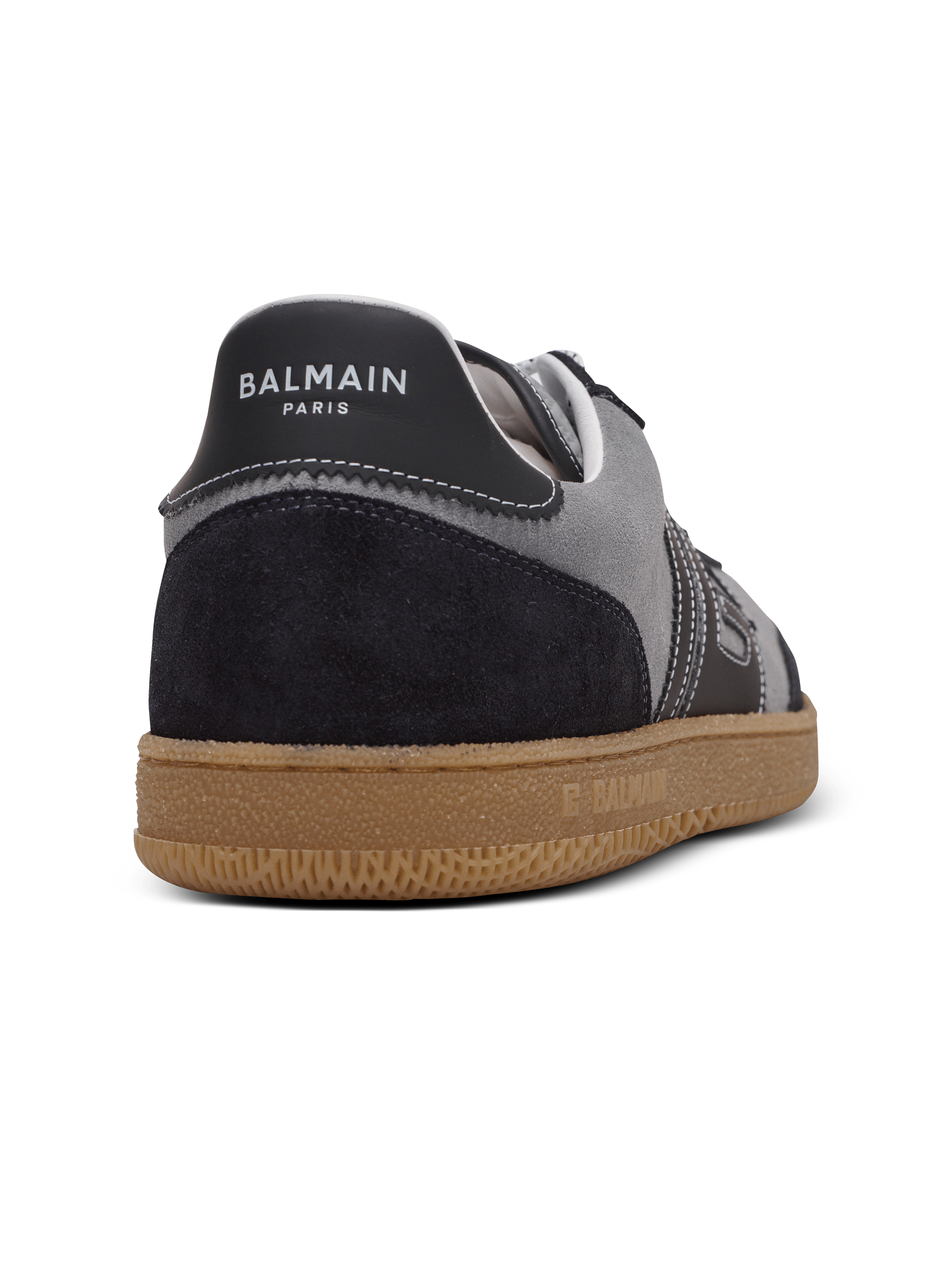 Suede Balmain Swan trainers
