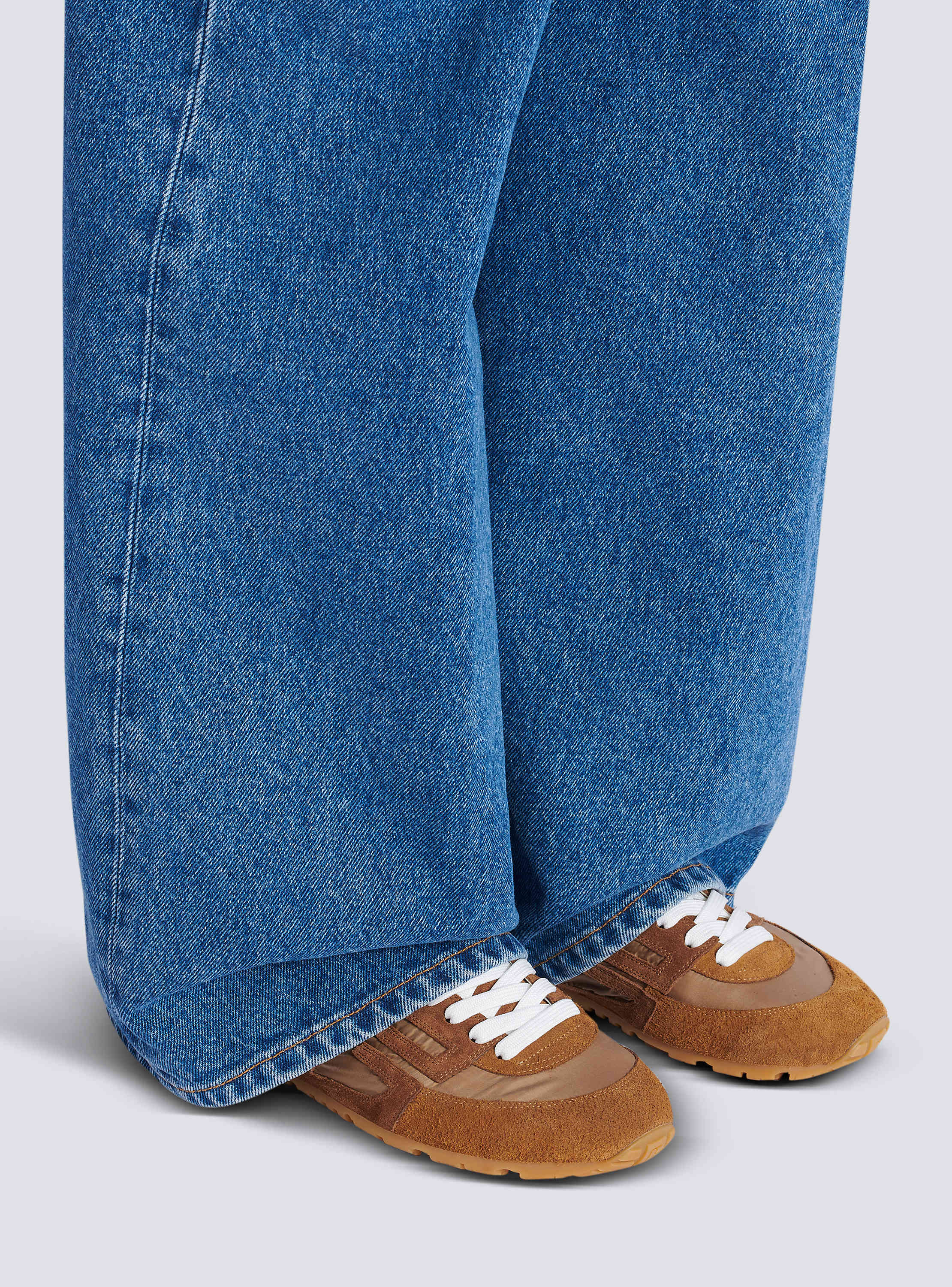 Racer 45 trainers in suede and nylon