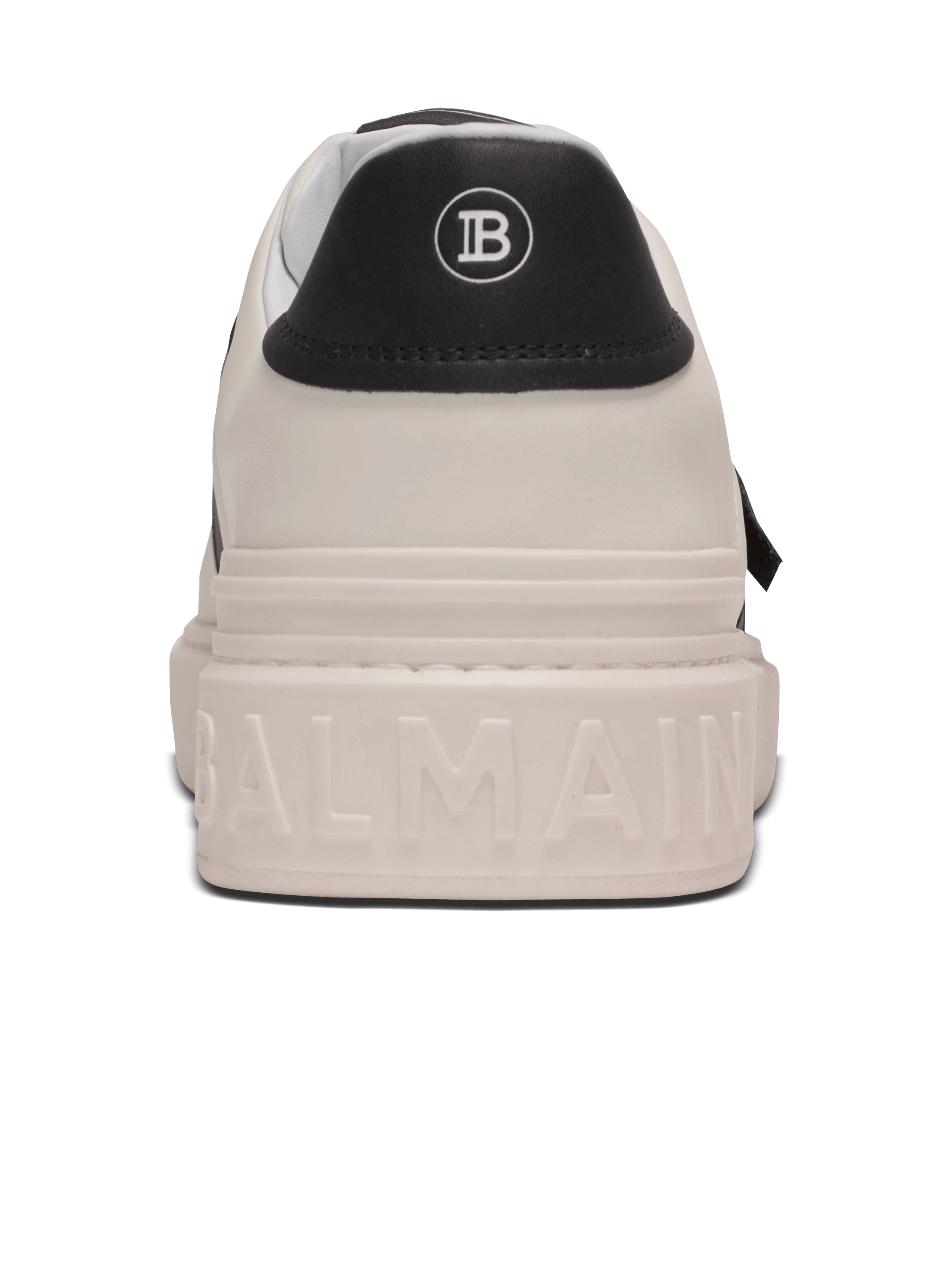 Calfskin B-Court trainers with PB tongue