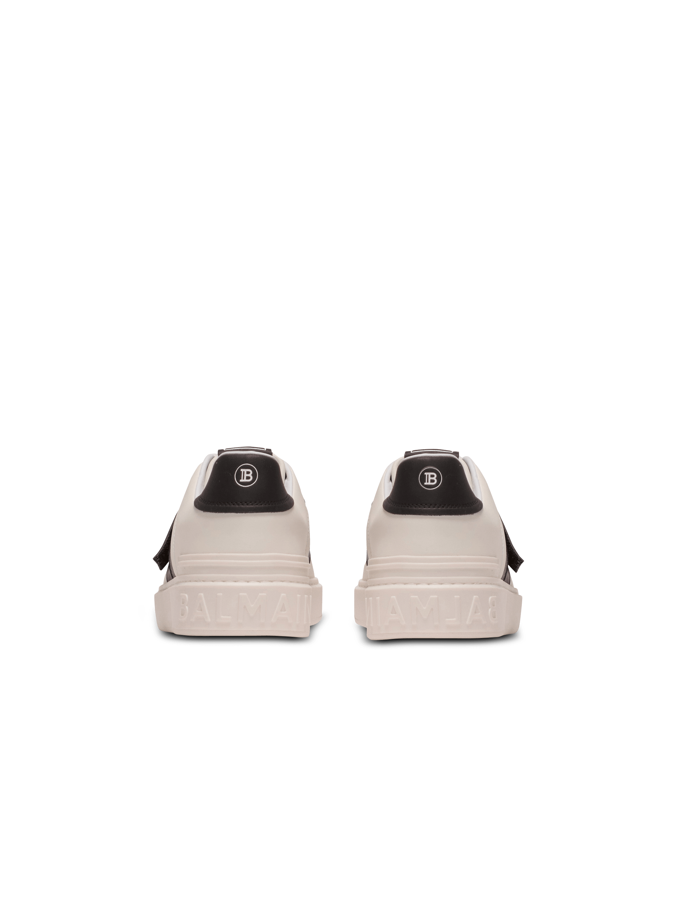 Calfskin B-Court trainers with PB tongue