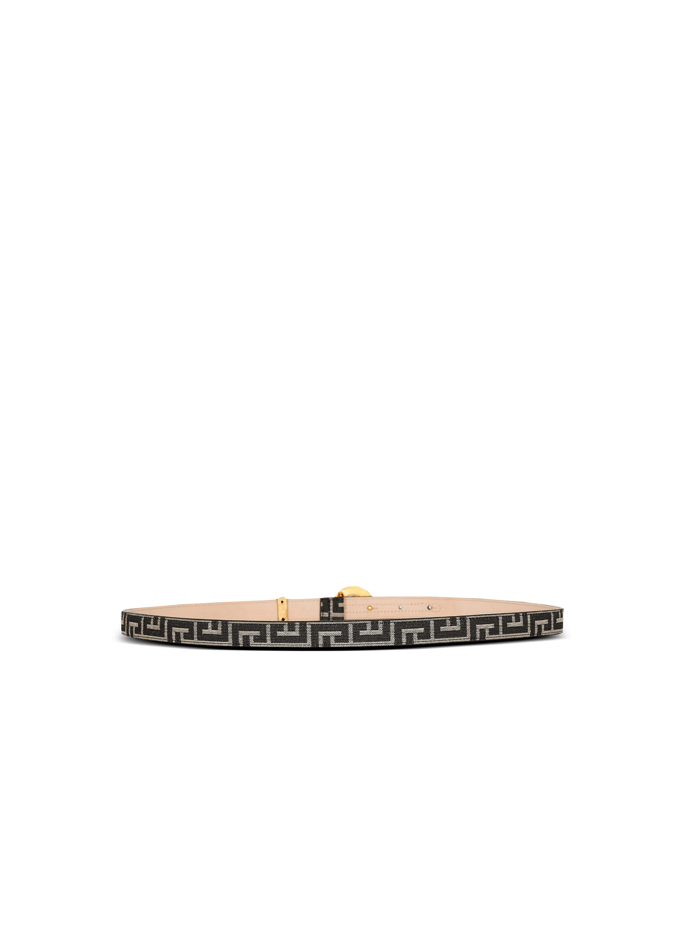 Monogram jacquard T-Bar belt