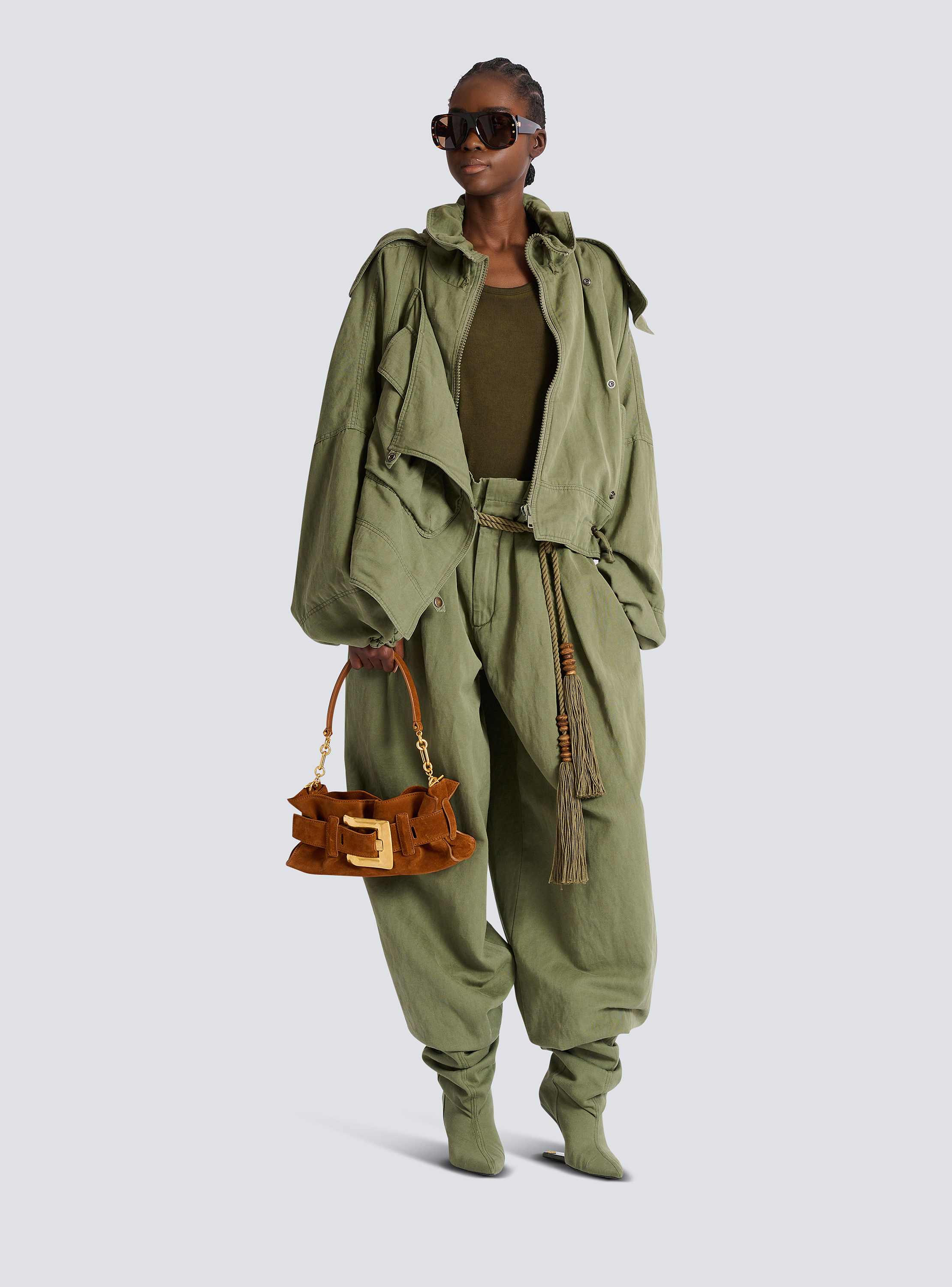 Anthem Mini suede leather bag