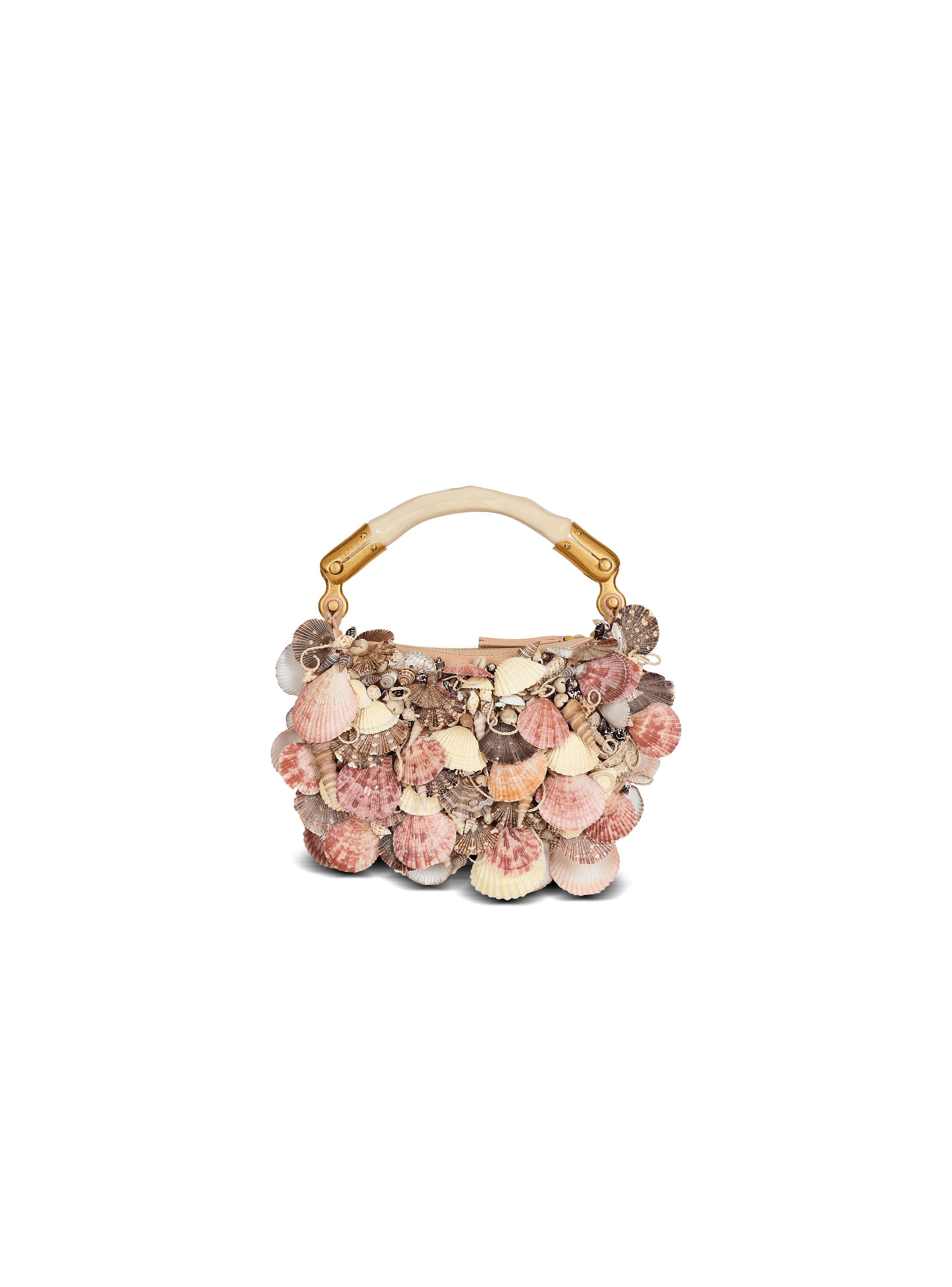 Ebene Mini bag with embroidered shells