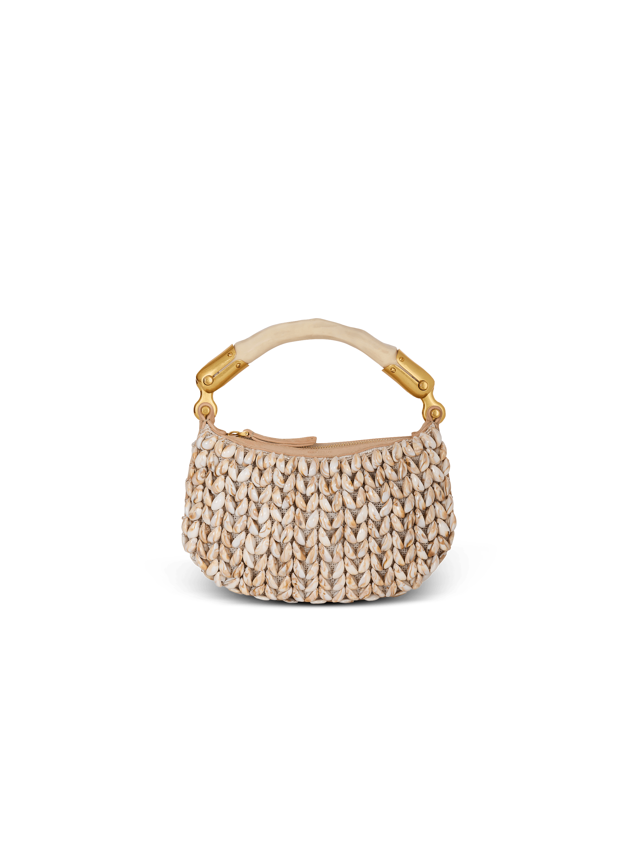 Ebene Mini bag in suede and shells