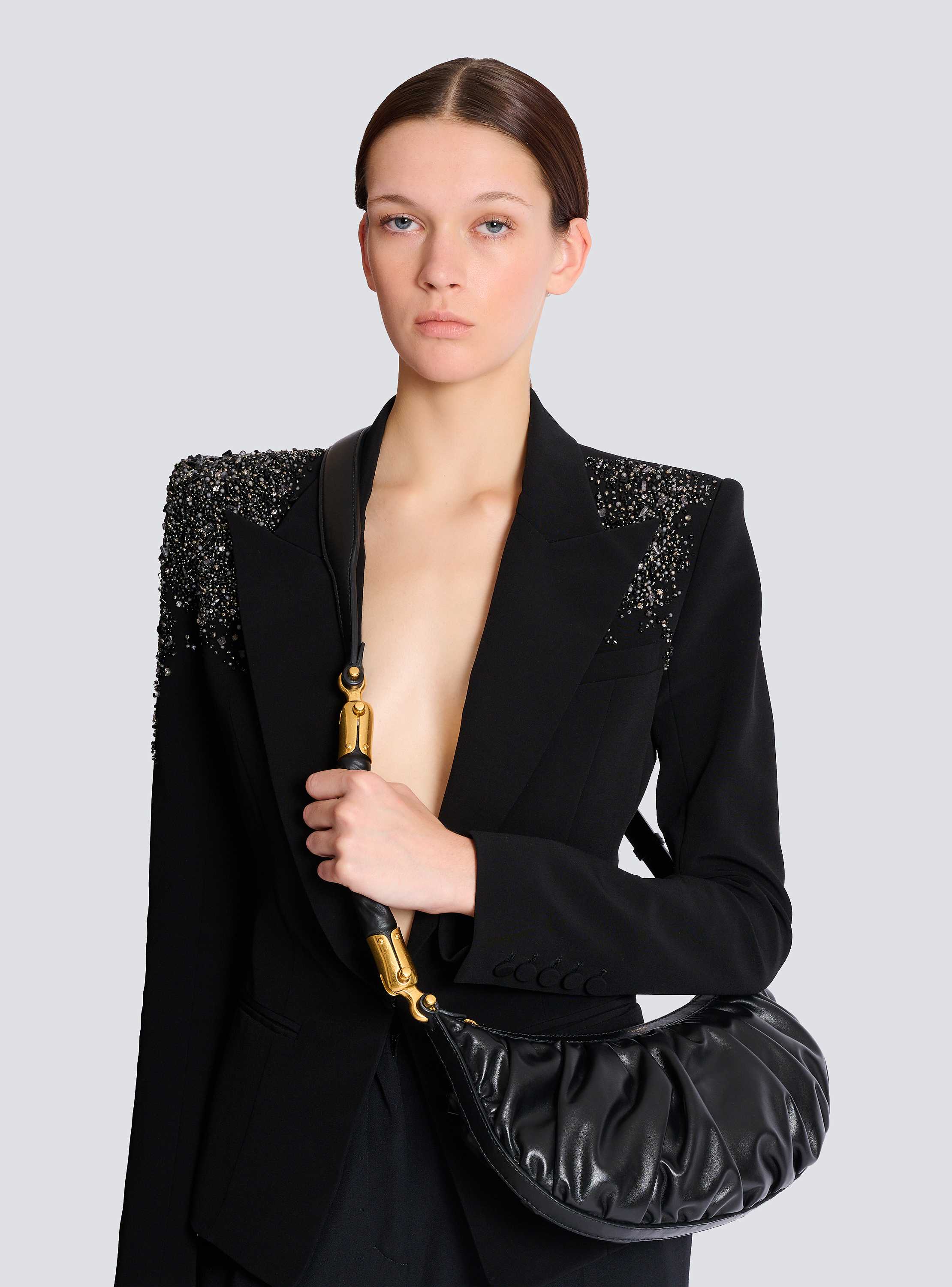 Ebene Hobo bag in calfskin leather