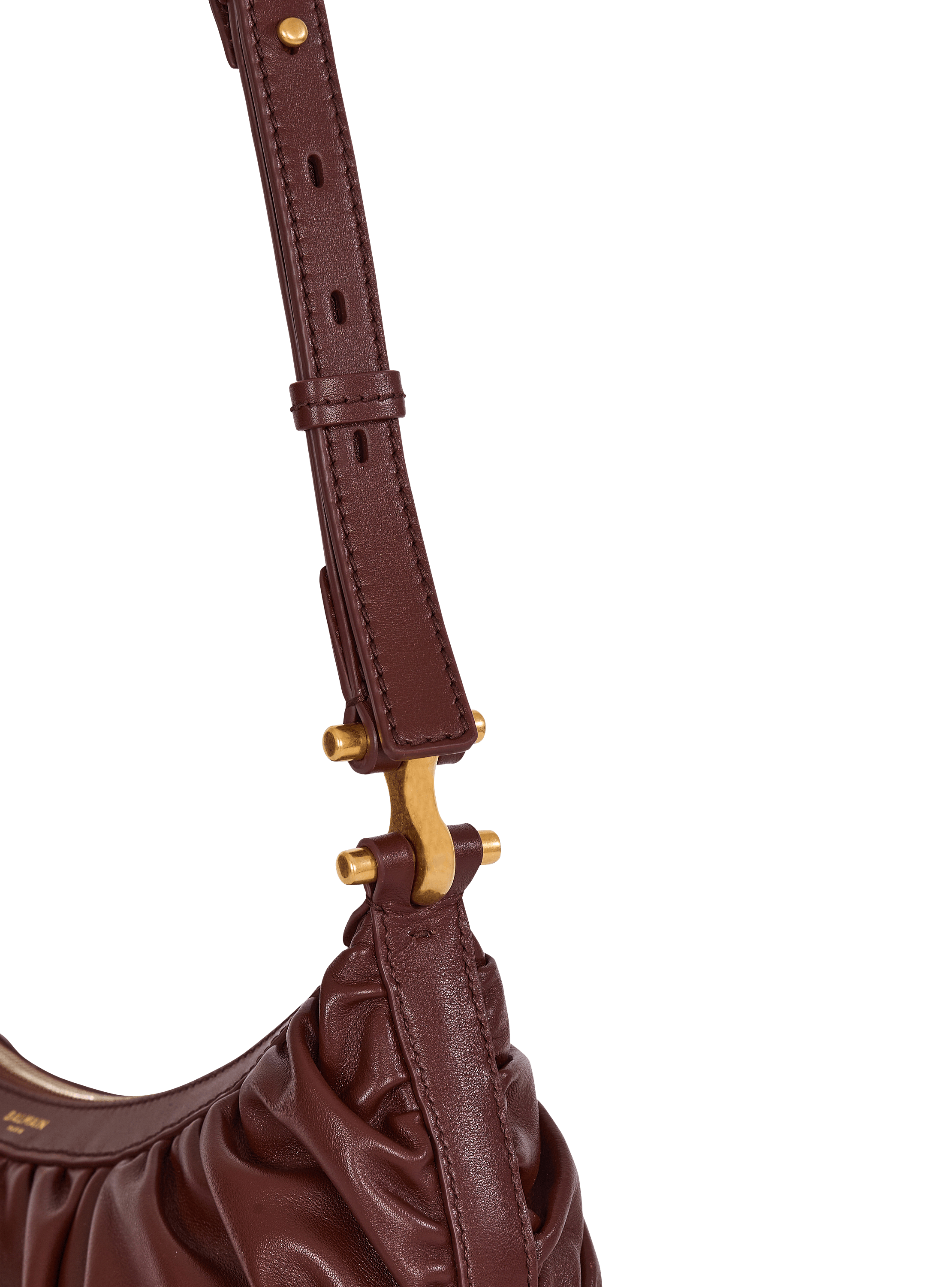 Hobo Bag Ebene aus Kalbsleder