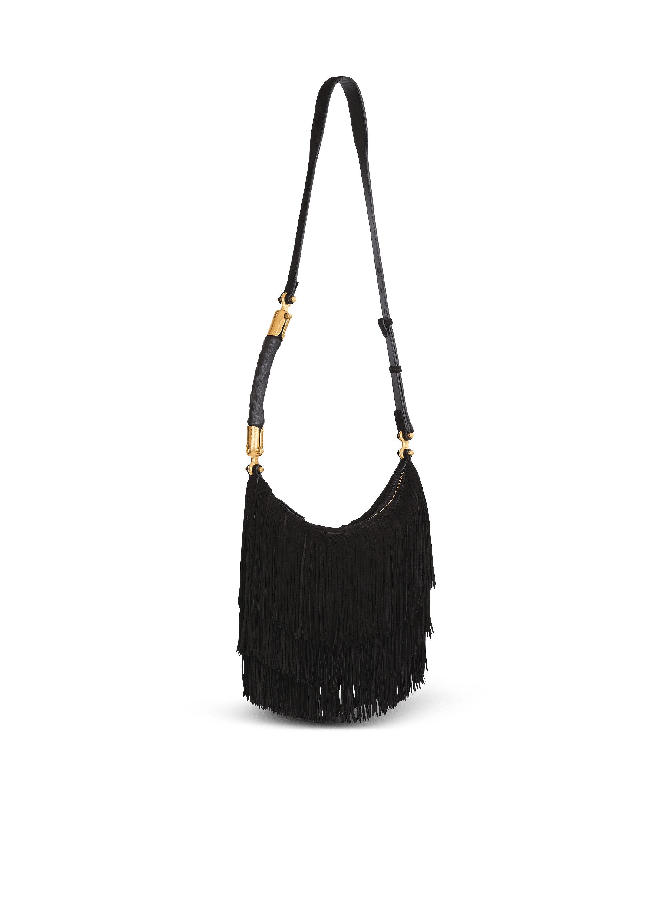 Ebene Hobo fringed suede bag