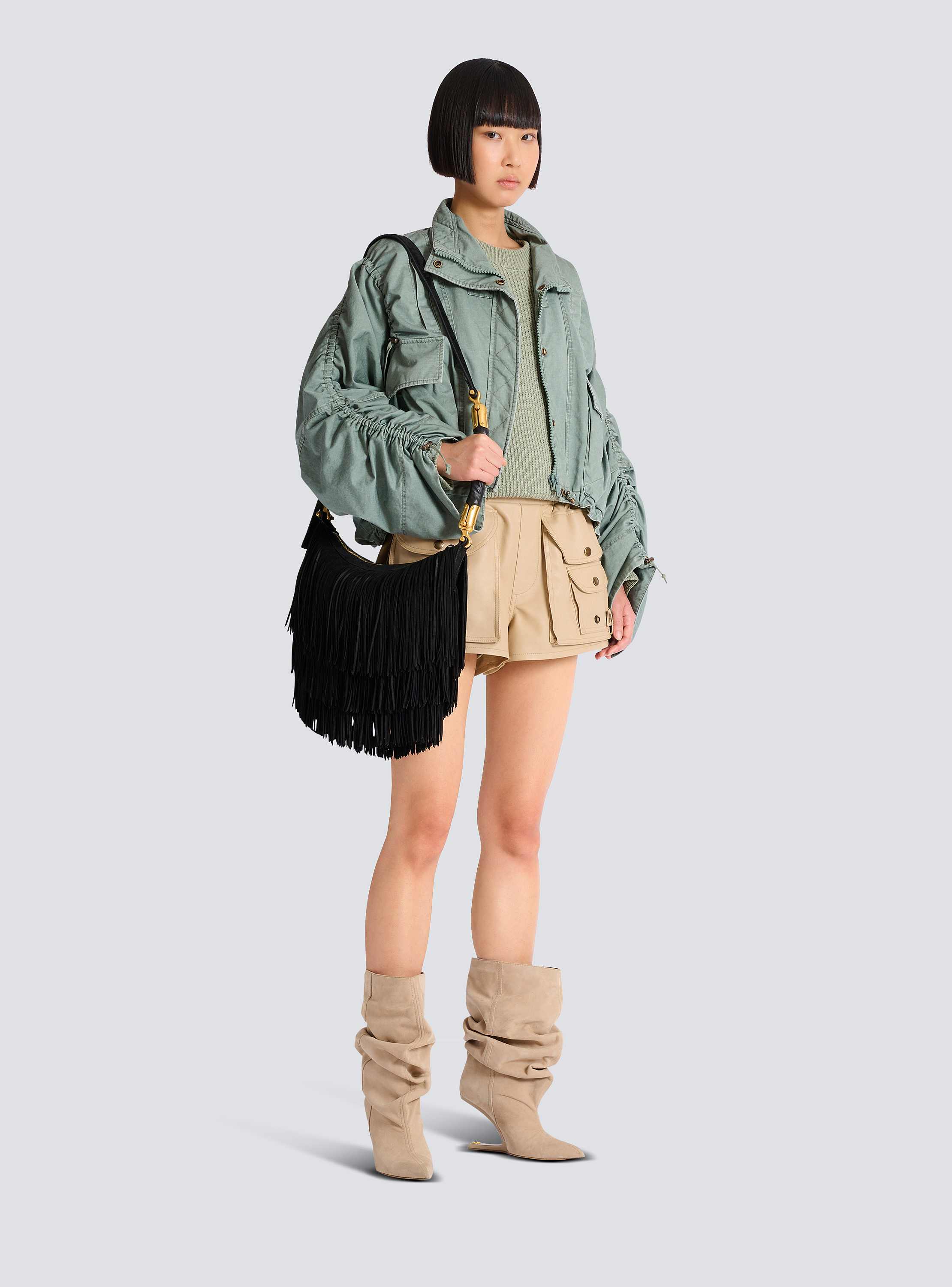 Ebene Hobo fringed suede bag