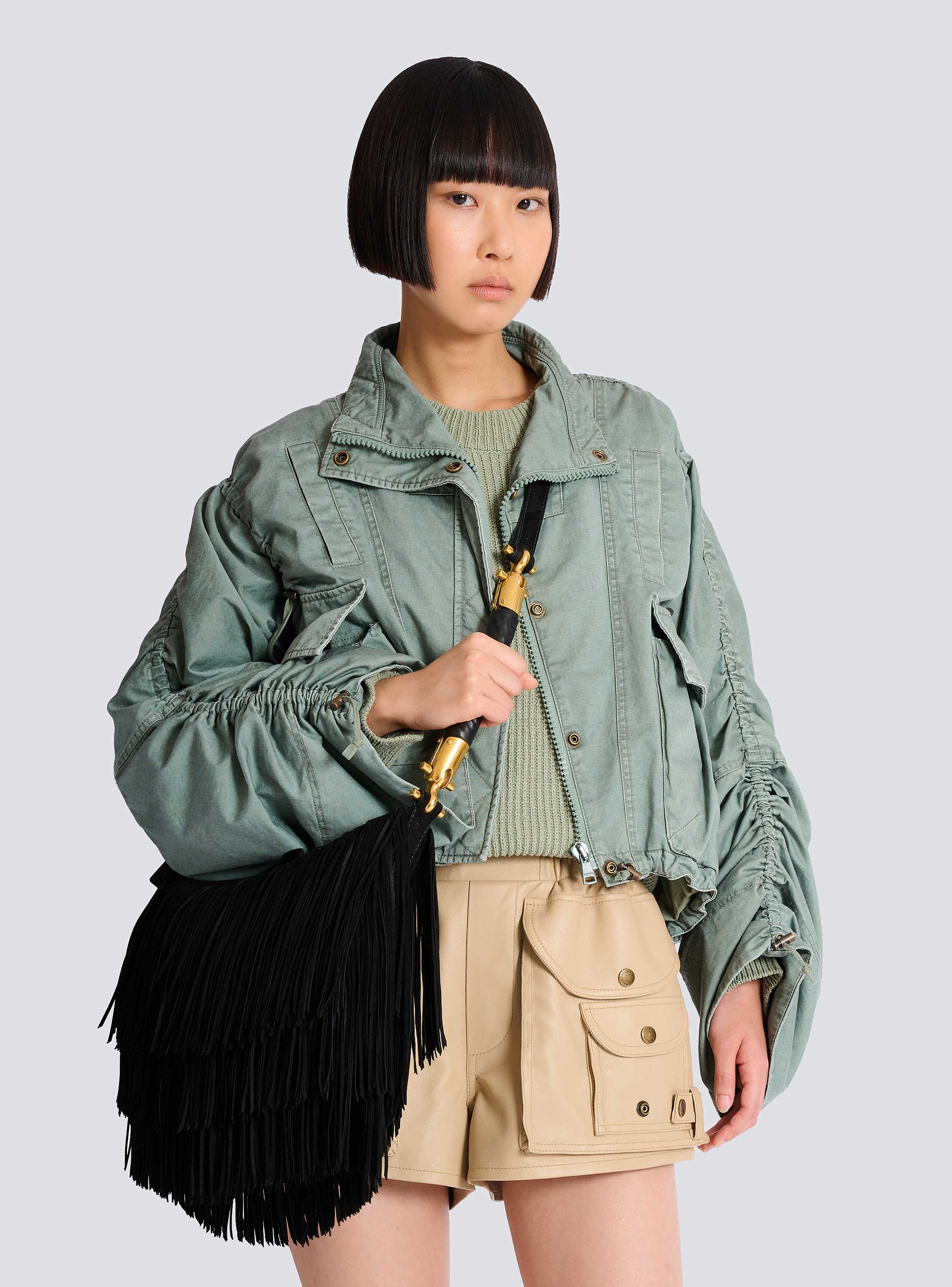 Ebene Hobo fringed suede bag