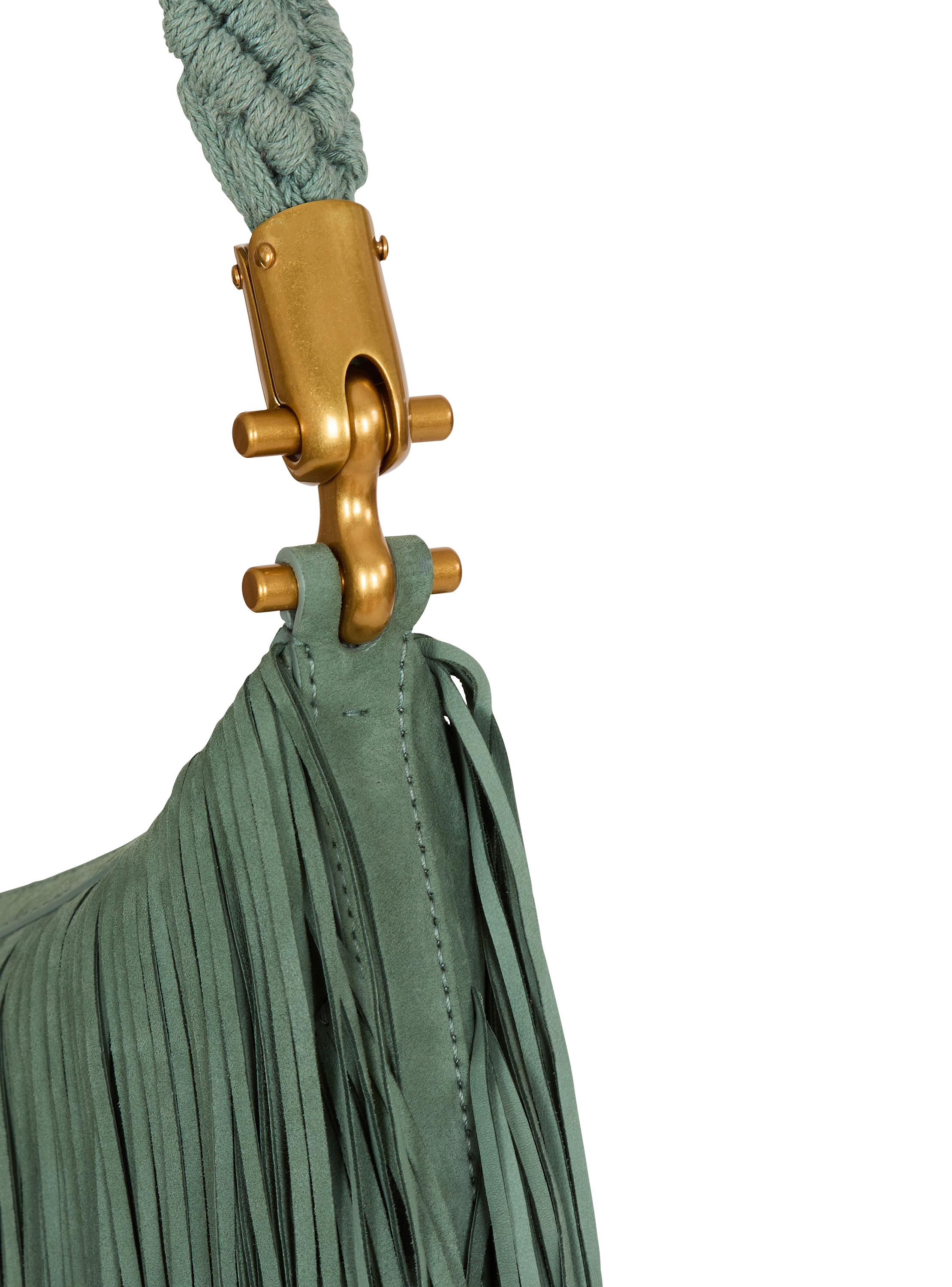 &Eacute;b&egrave;ne Hobo fringed suede bag