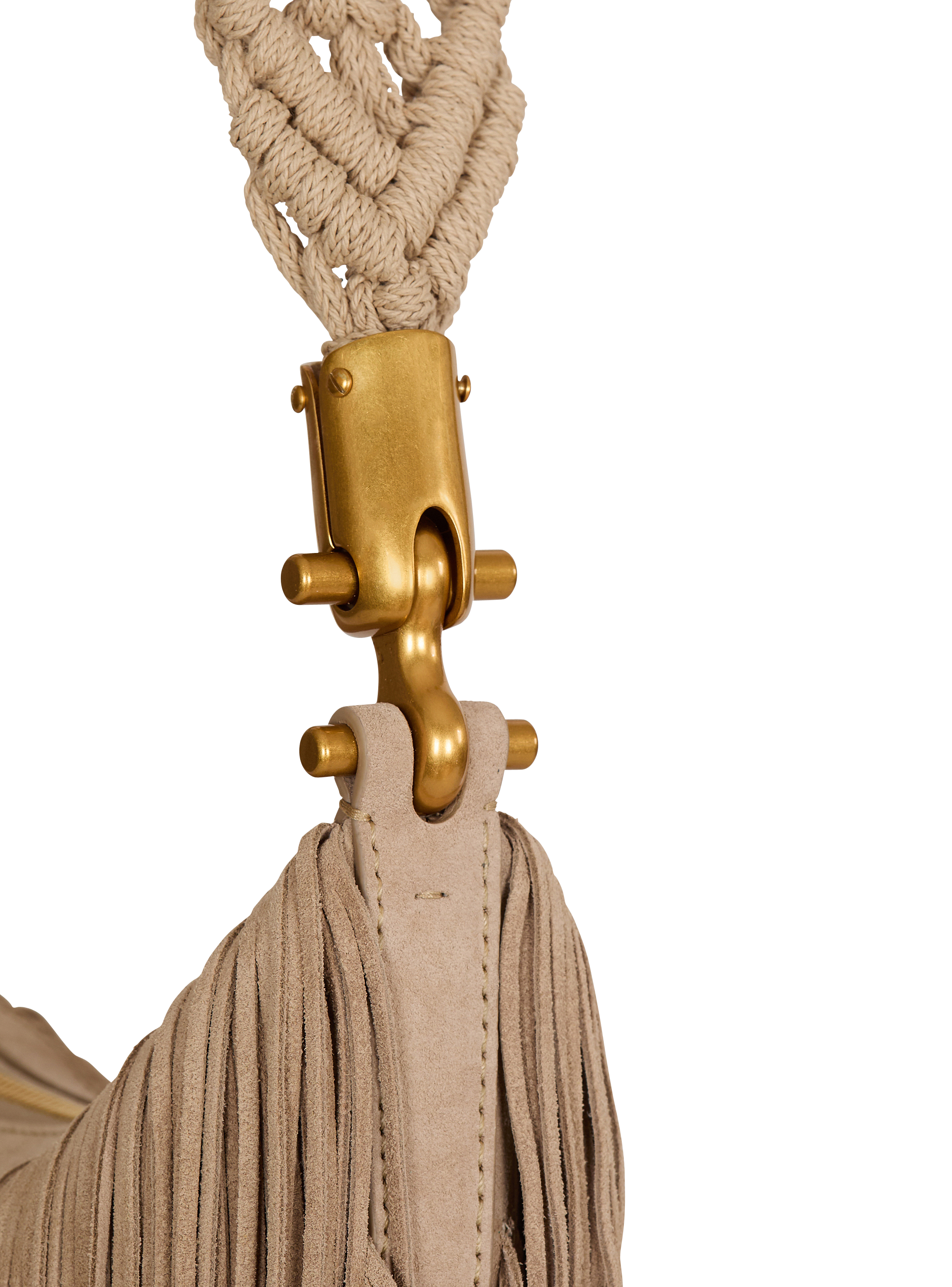 Ebene Hobo fringed suede bag