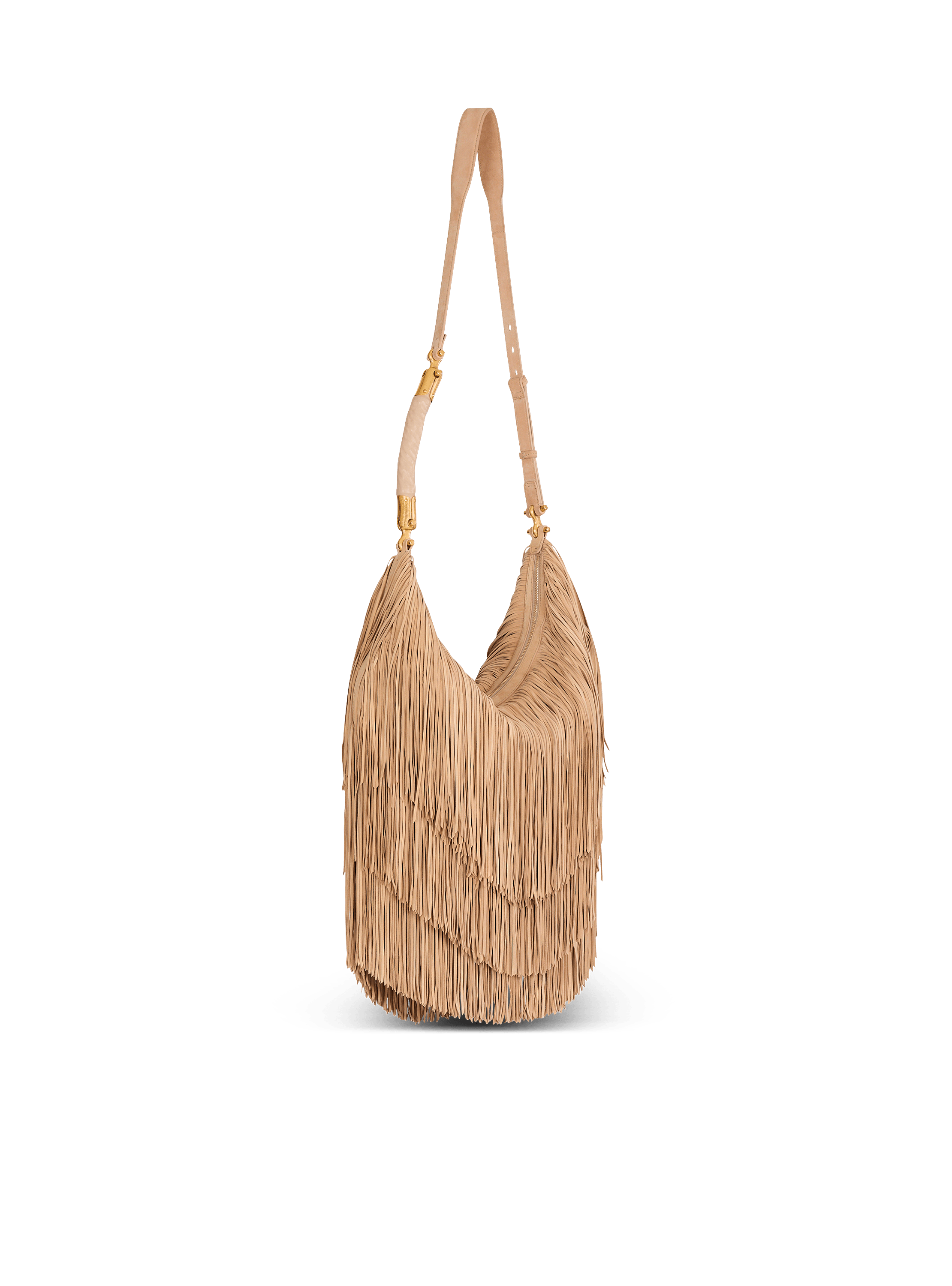Ebene Hobo Large fringed suede bag