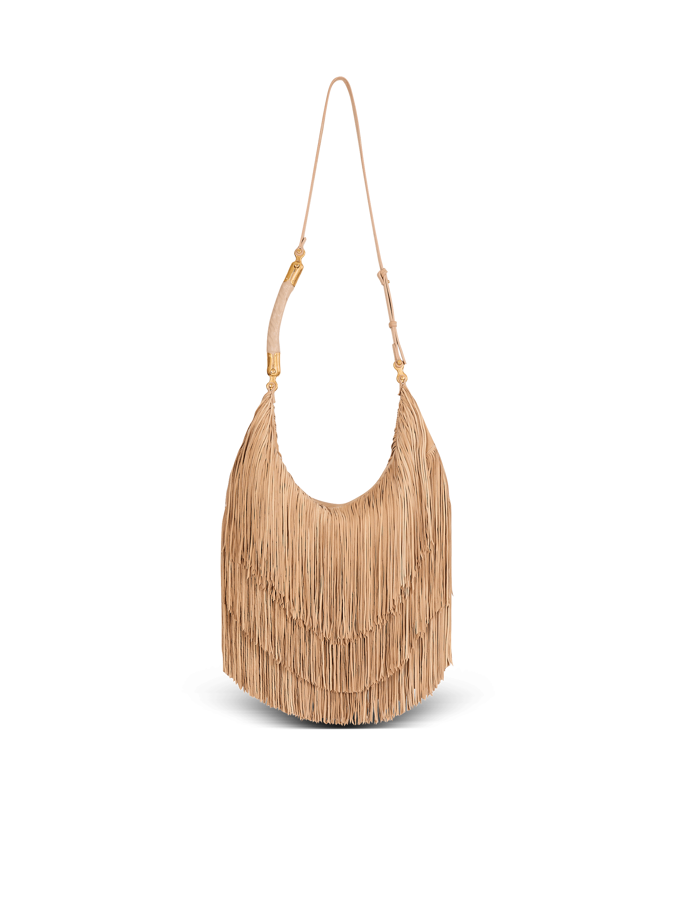 Ebene Hobo Large fringed suede bag