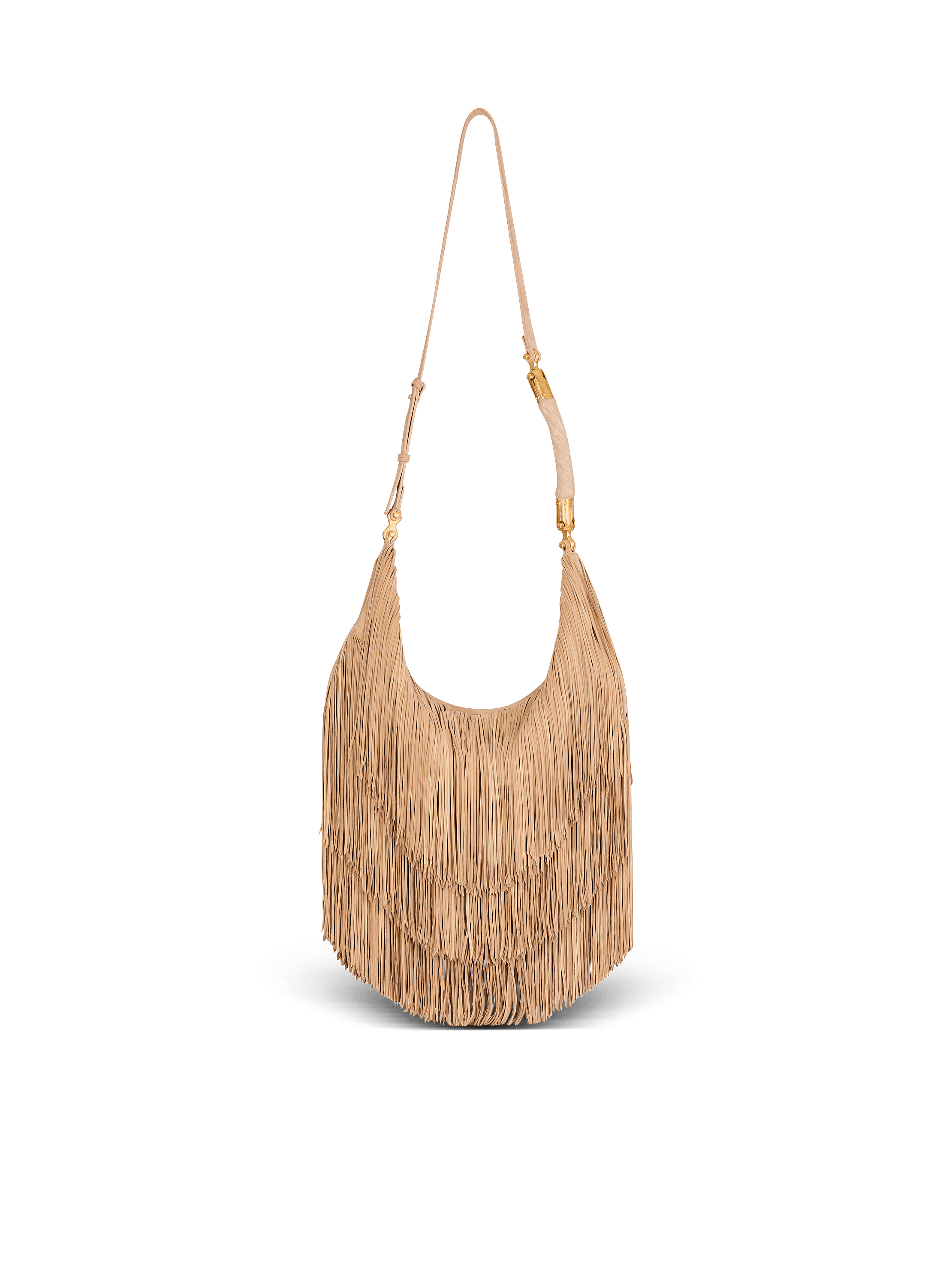 Ebene Hobo Large fringed suede bag