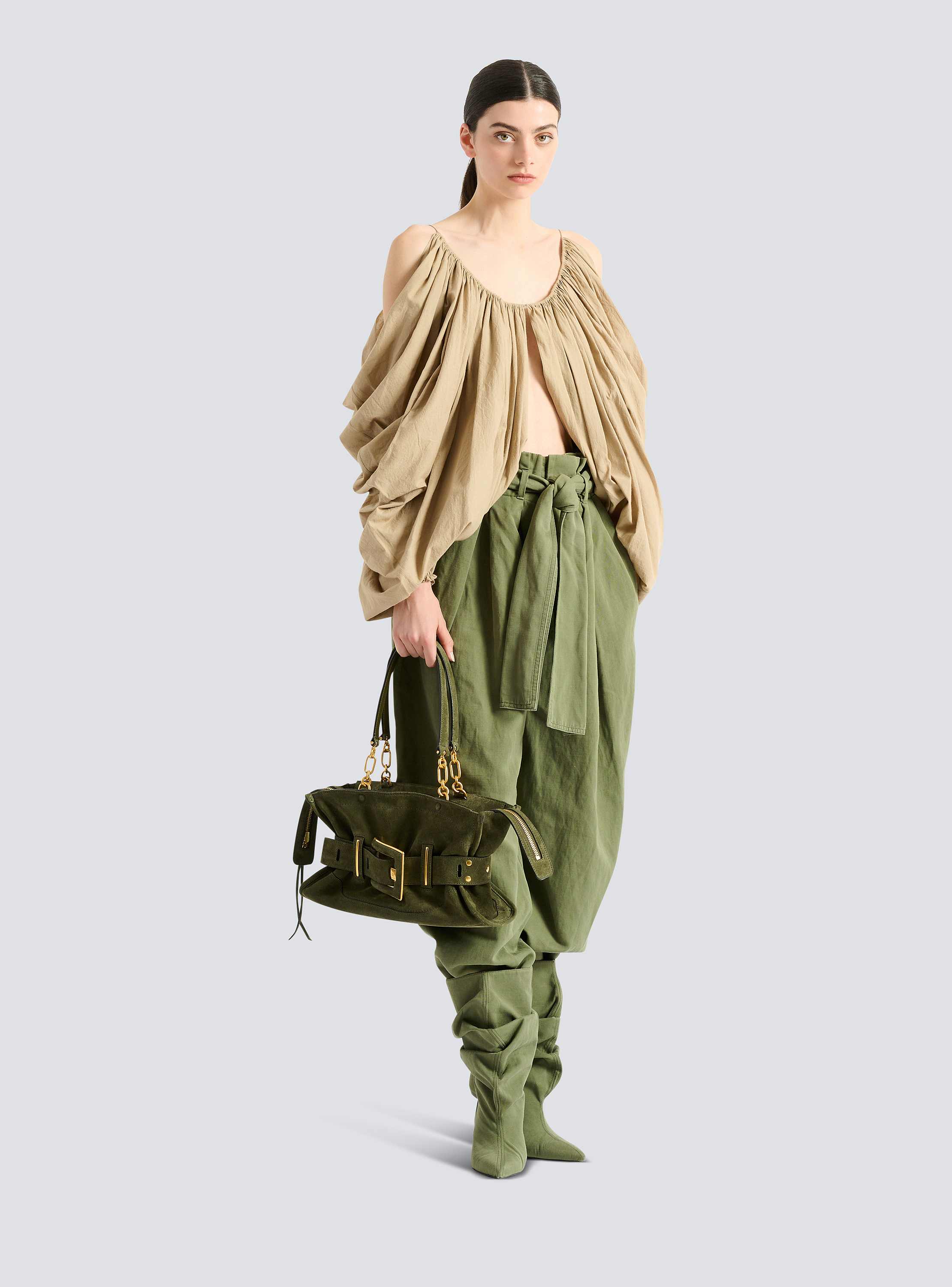 Anthem suede leather bag