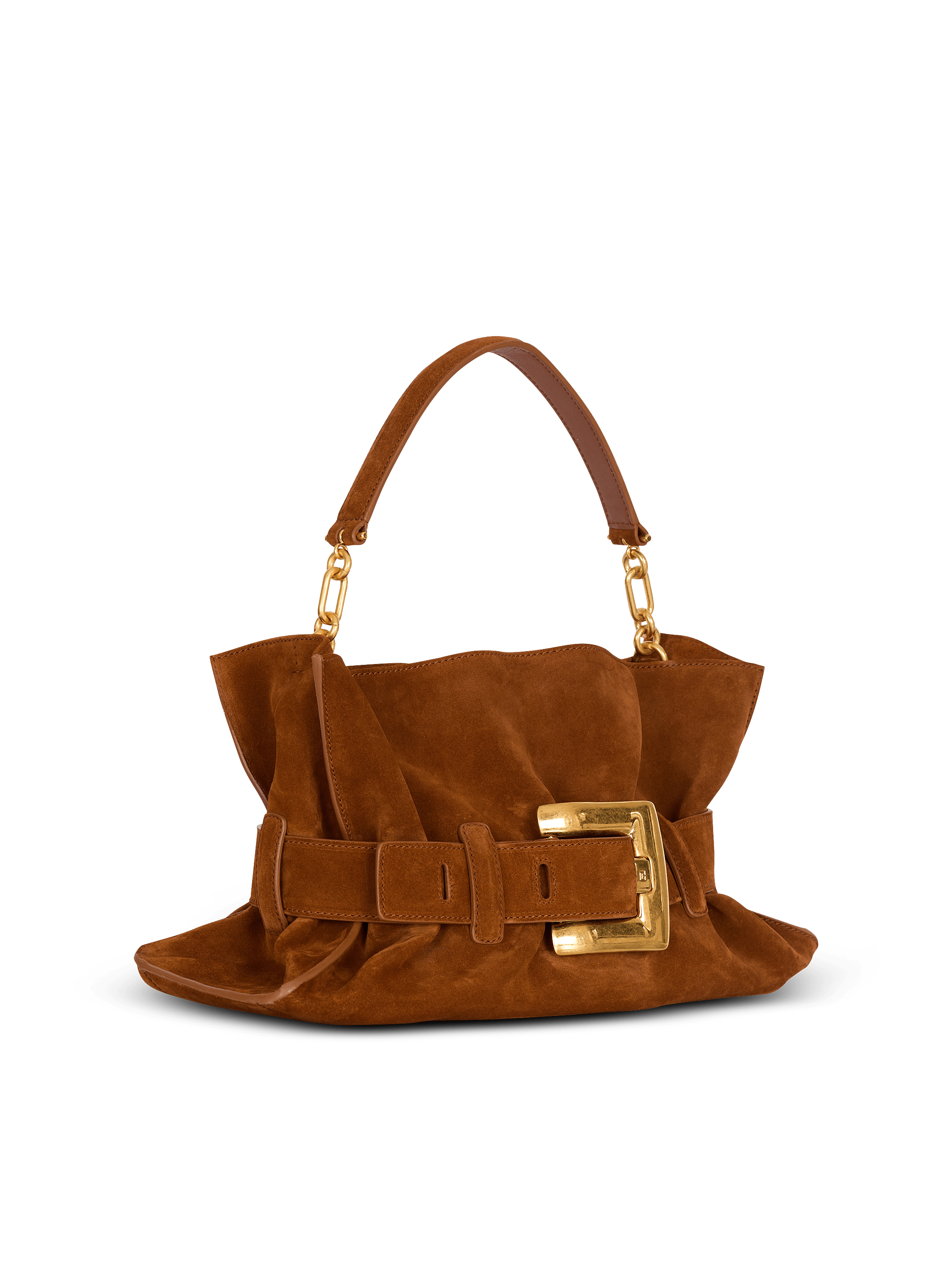 Anthem Medium suede leather bag