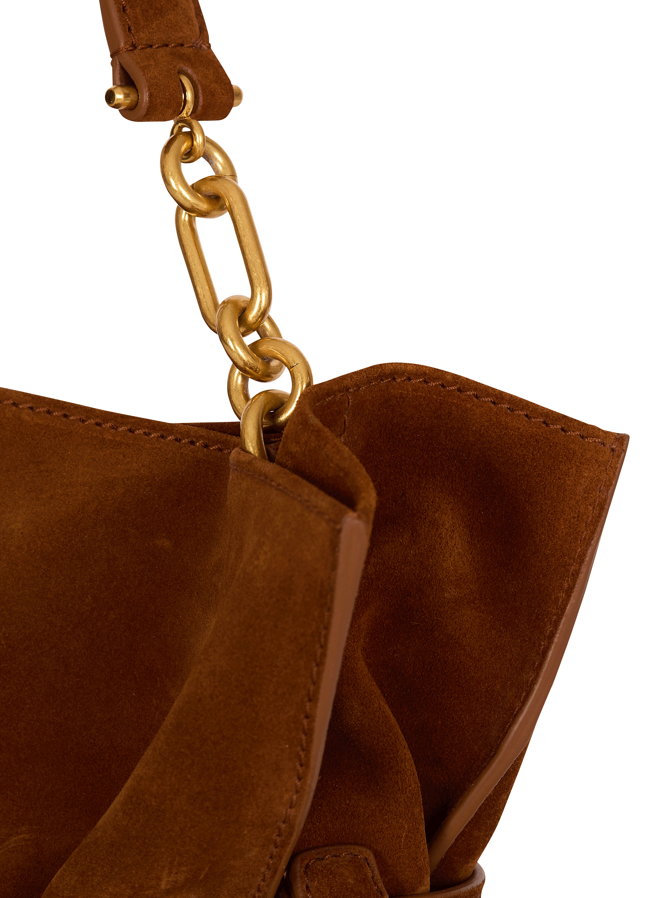 Anthem Medium suede leather bag