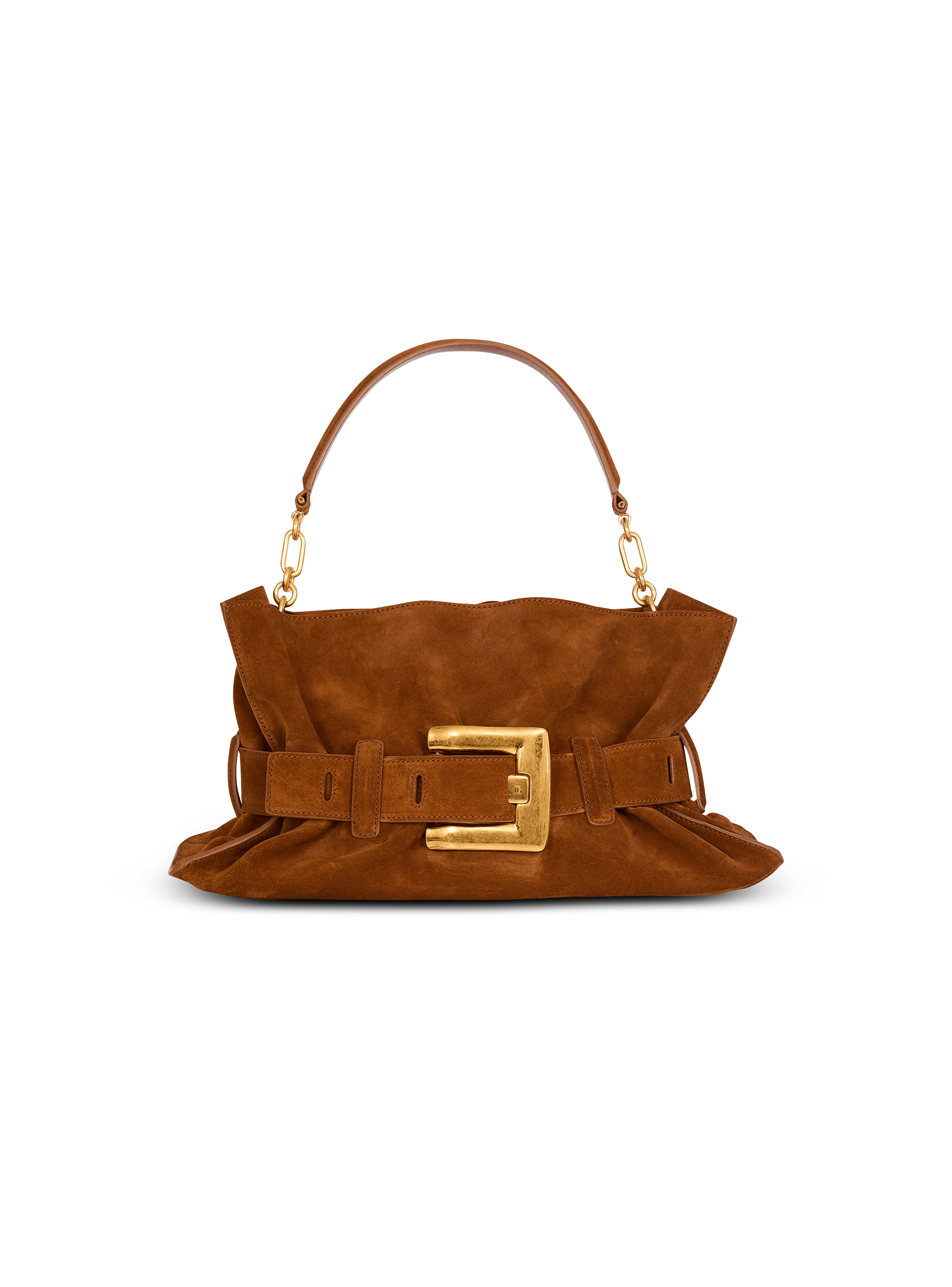 Anthem Medium suede leather bag