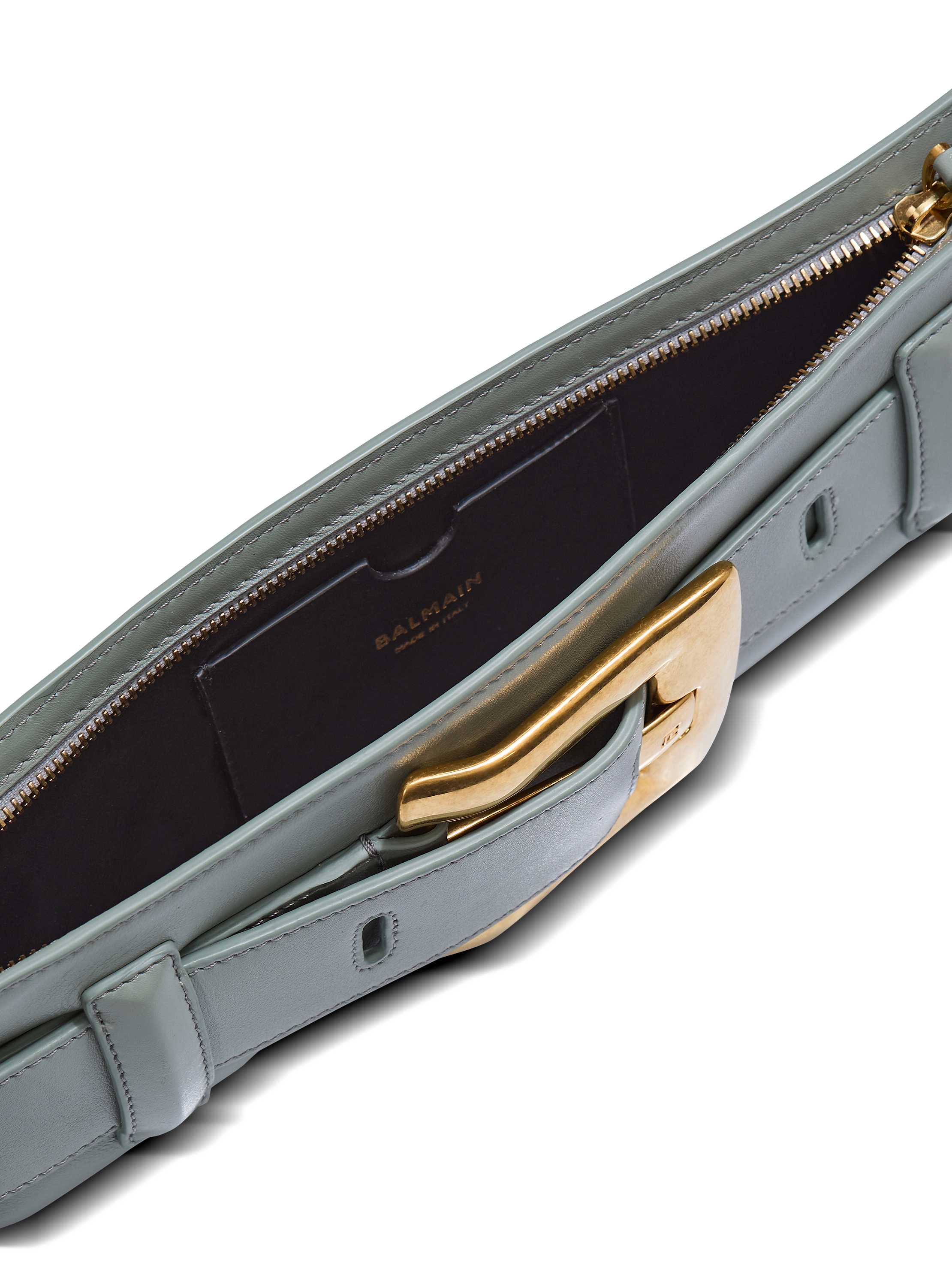 Pochette Anthem en cuir de veau