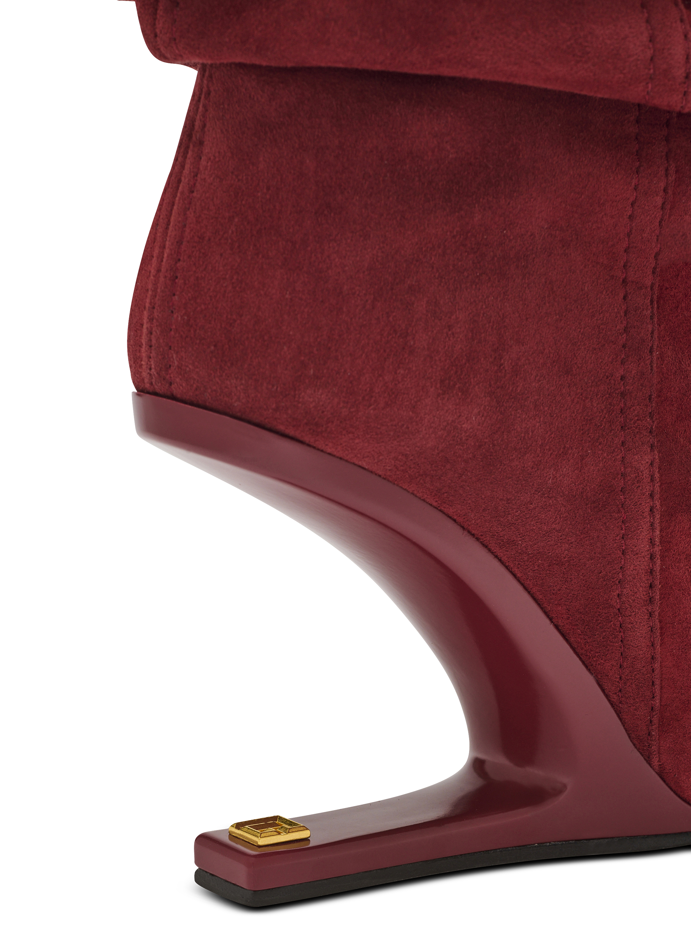 No Wedge-Stiefeletten aus Wildleder