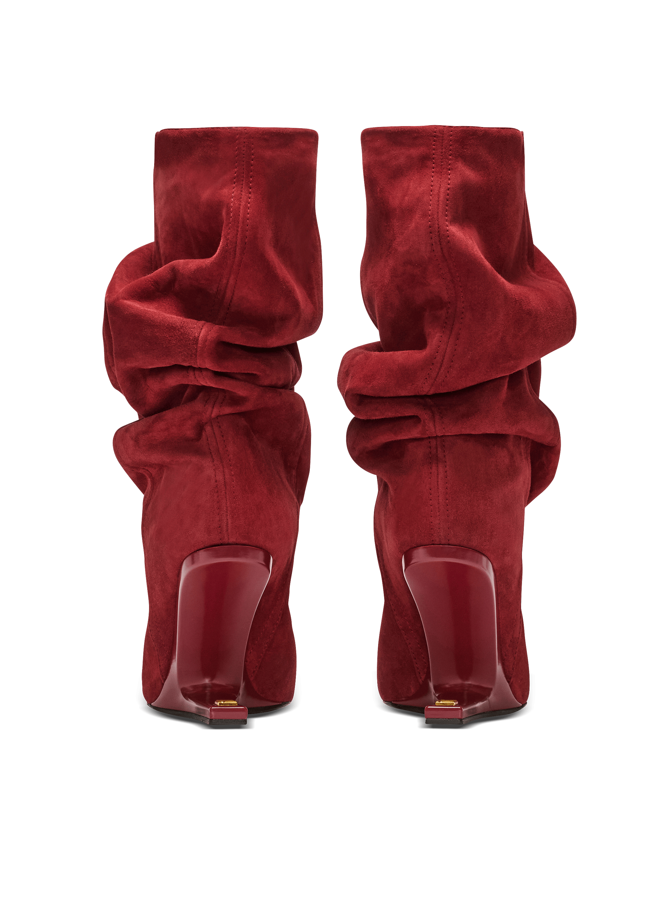 No Wedge-Stiefeletten aus Wildleder