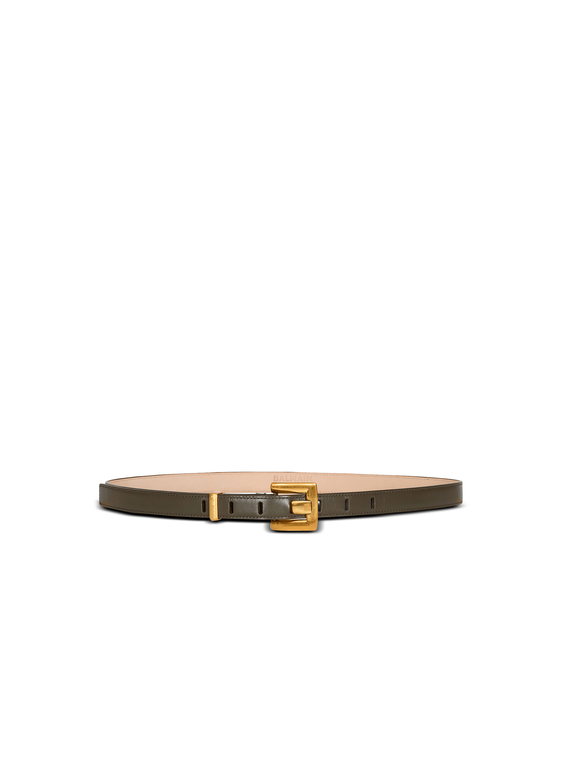 Anthem smooth leather belt