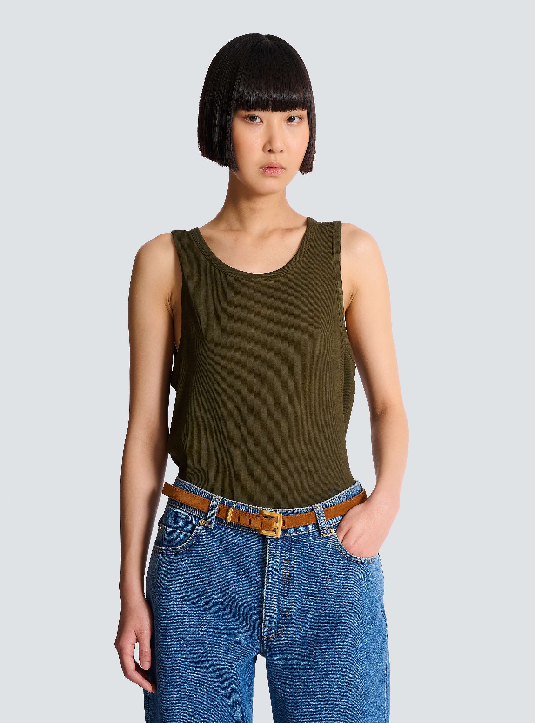 Anthem suede leather belt