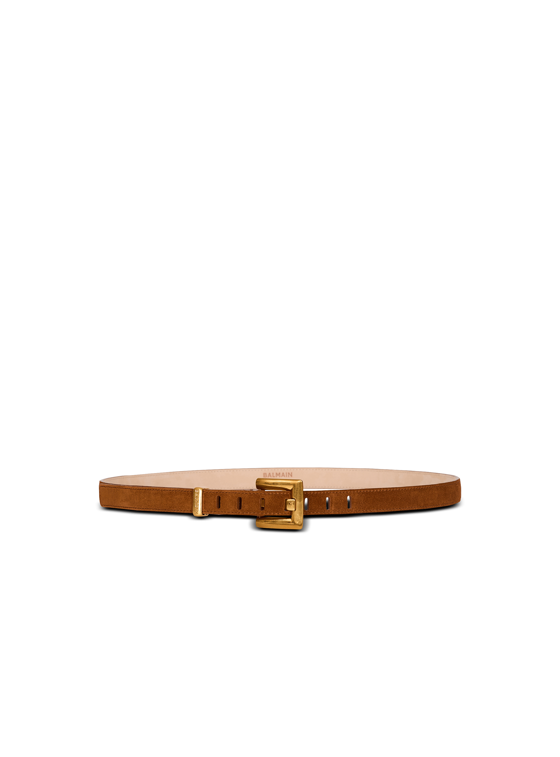 Anthem suede leather belt