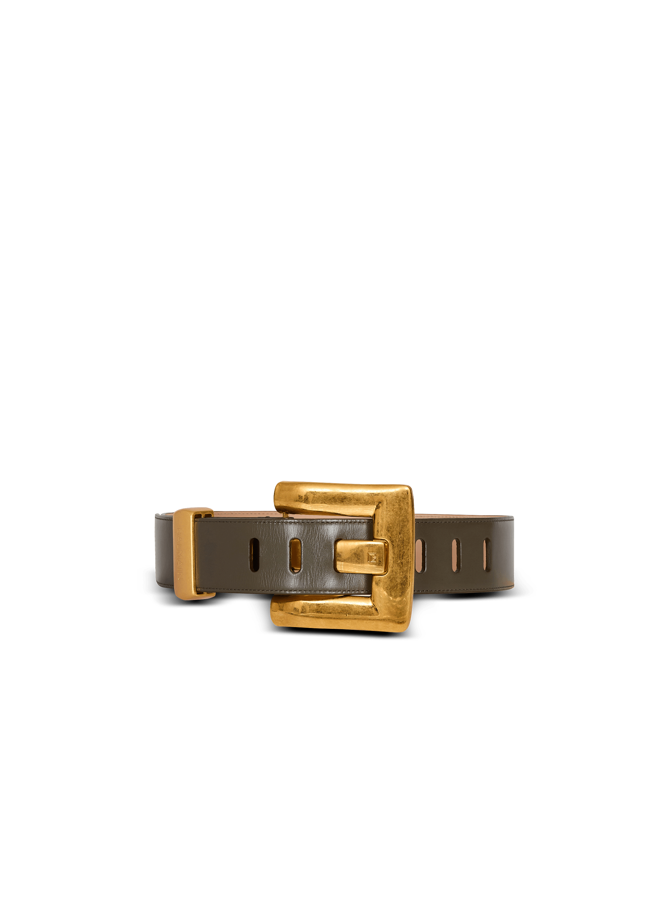 Anthem calfskin leather belt
